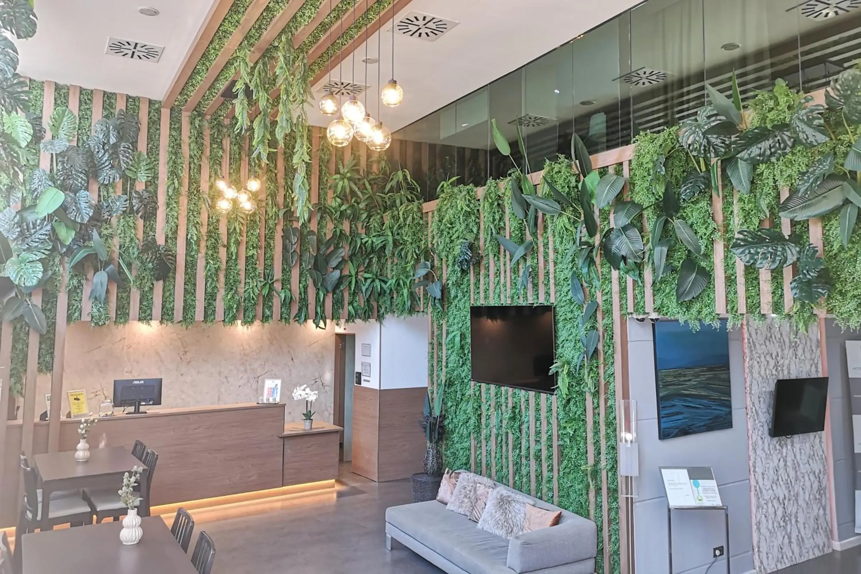 Lobby or reception in Hotel Salymar Lobby or reception in Hotel Salymar