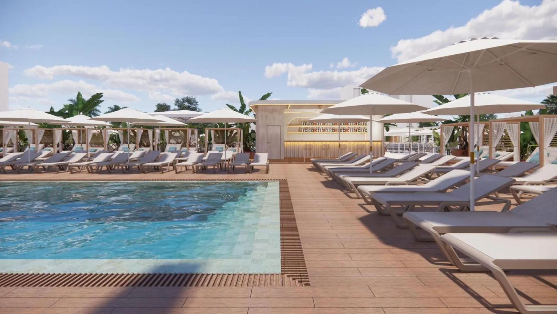 Swimming pool in Port Benidorm Hotel & Spa 4* Sup