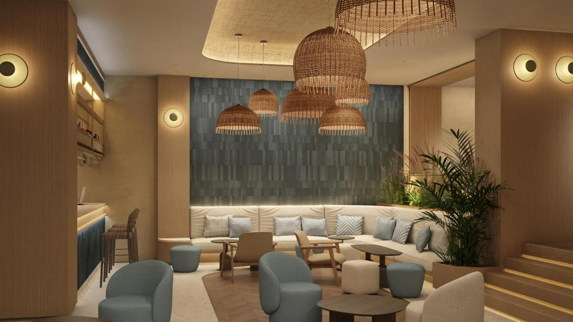 Lobby or reception in Port Benidorm Hotel & Spa 4* Sup