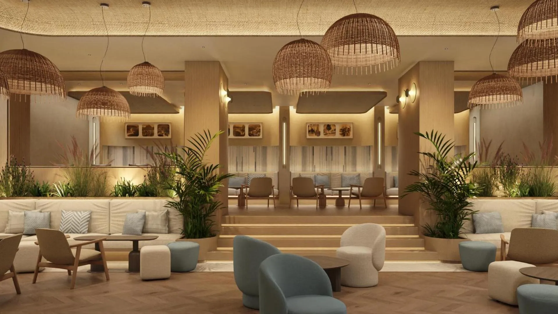 Lobby or reception in Port Benidorm Hotel & Spa 4* Sup