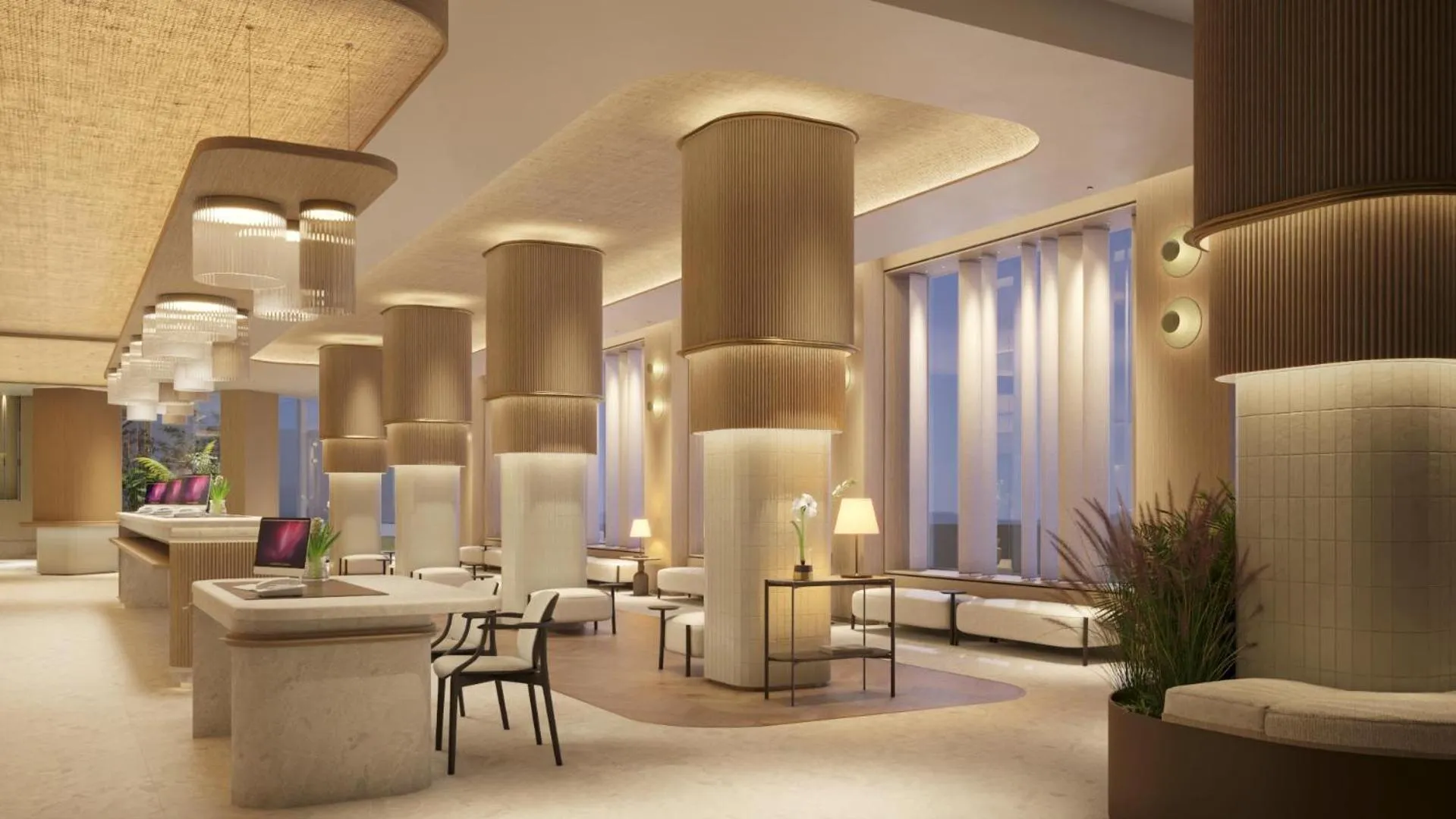 Lobby or reception in Port Benidorm Hotel & Spa 4* Sup