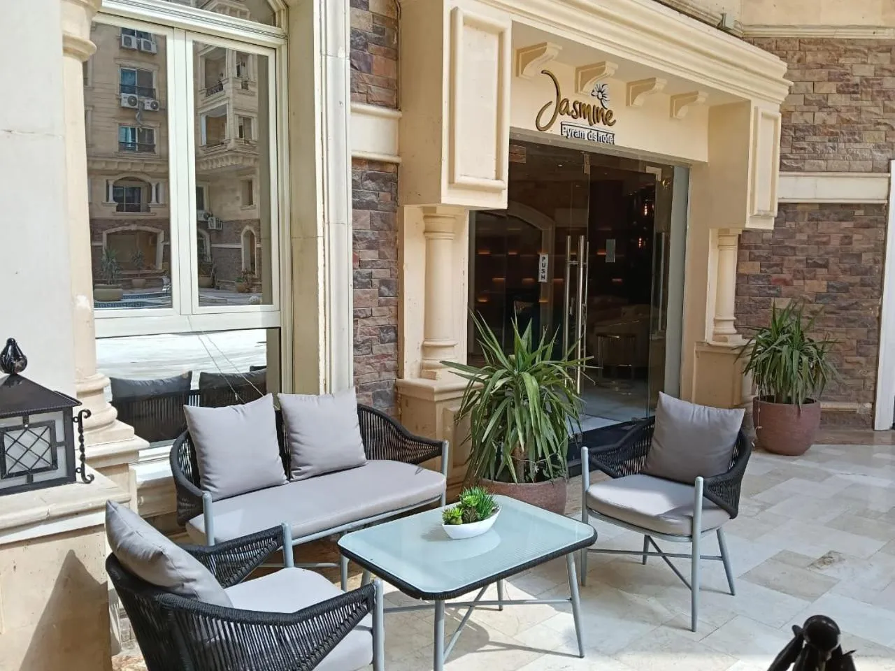 Breakfast in Jasmine Pyramids Hotel