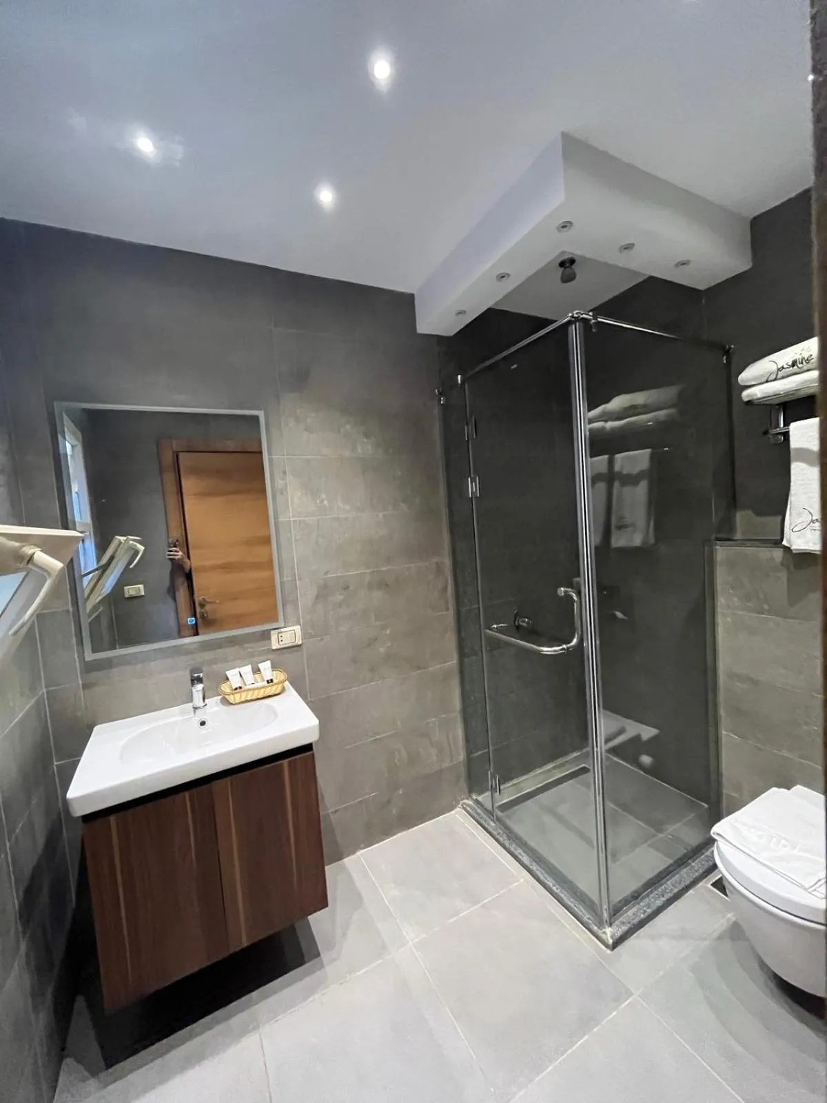 Shower in Jasmine Pyramids Hotel