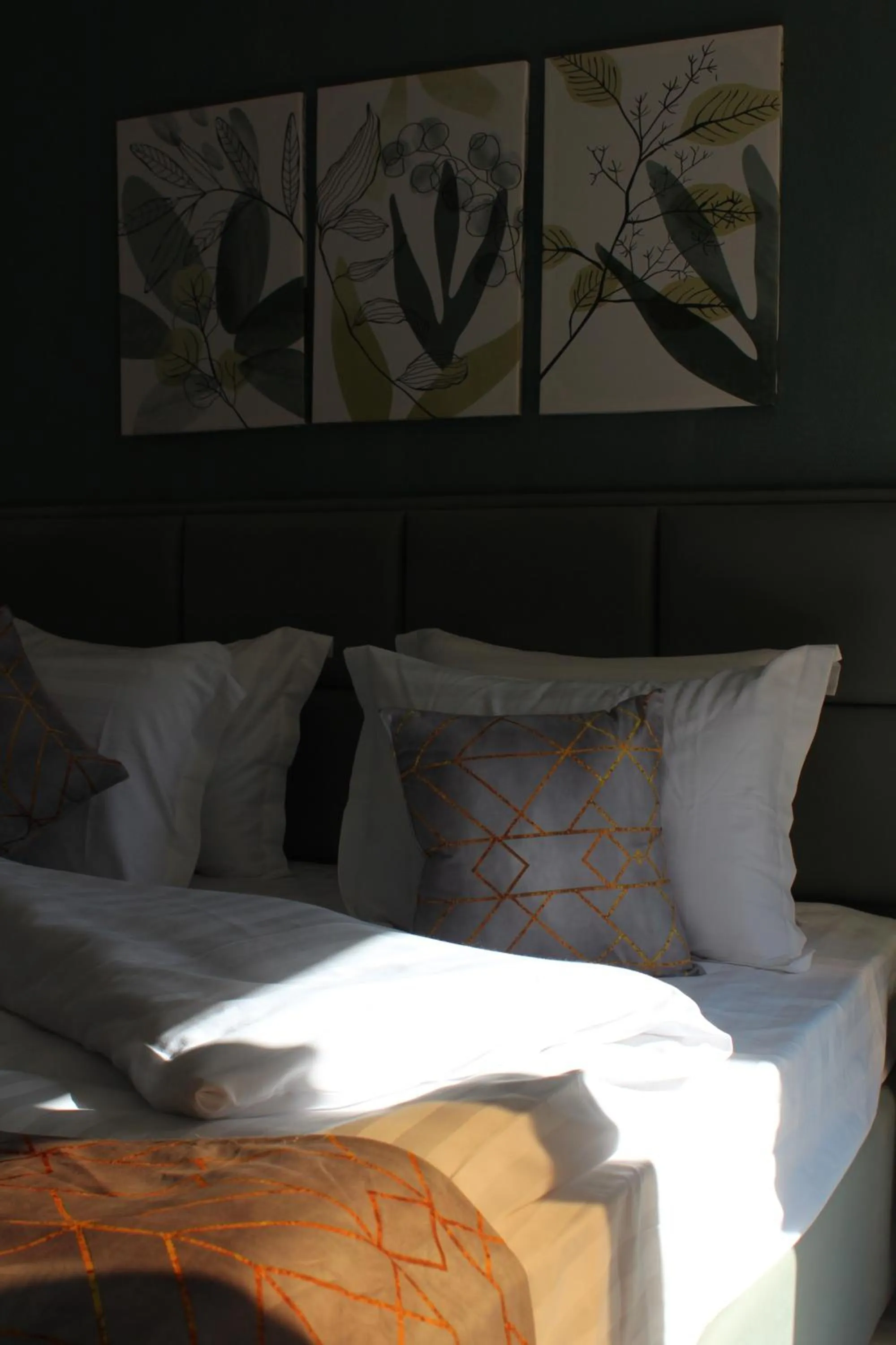 Bed in Jasmine Pyramids Hotel