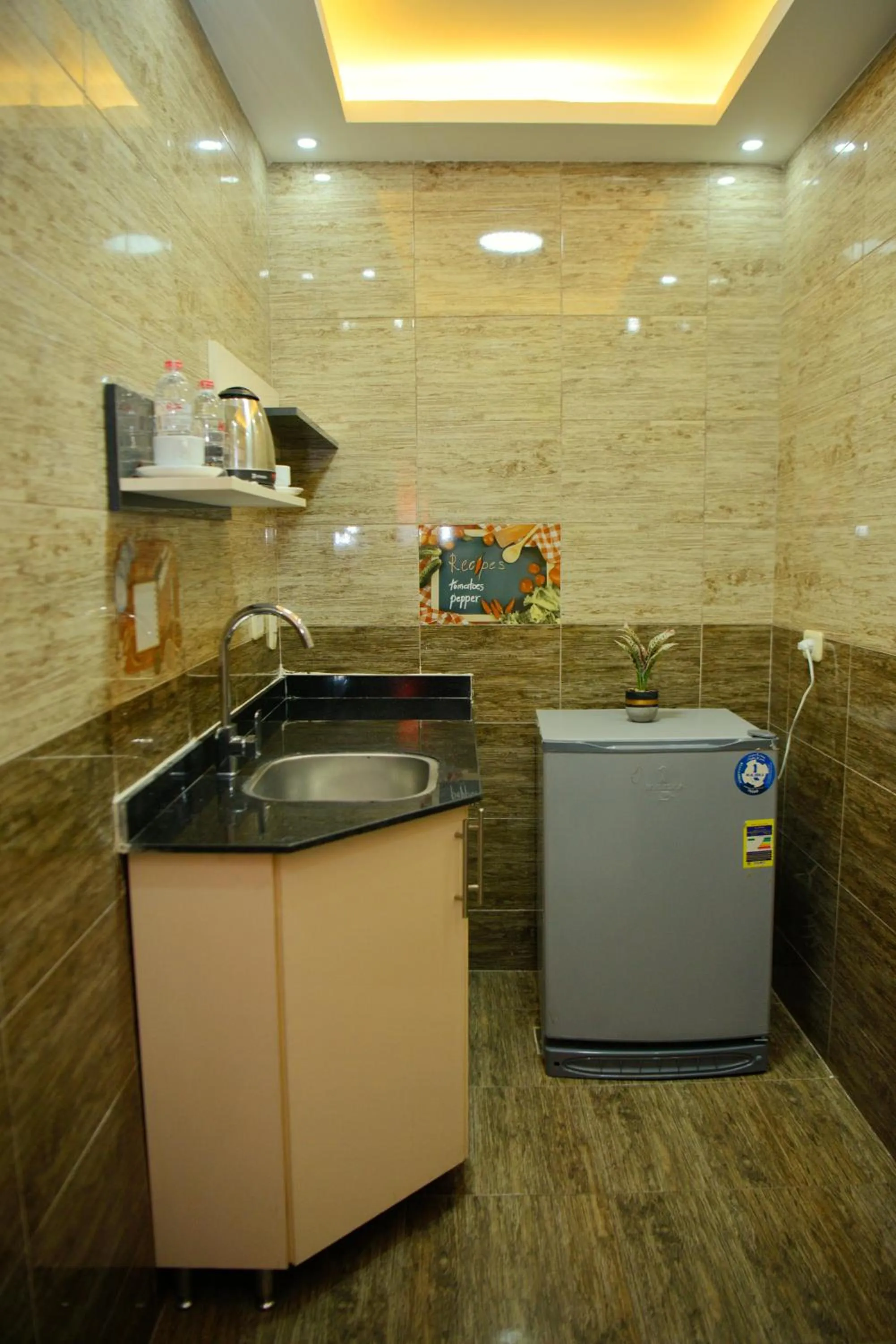 Kitchen or kitchenette in Jasmine Pyramids Hotel