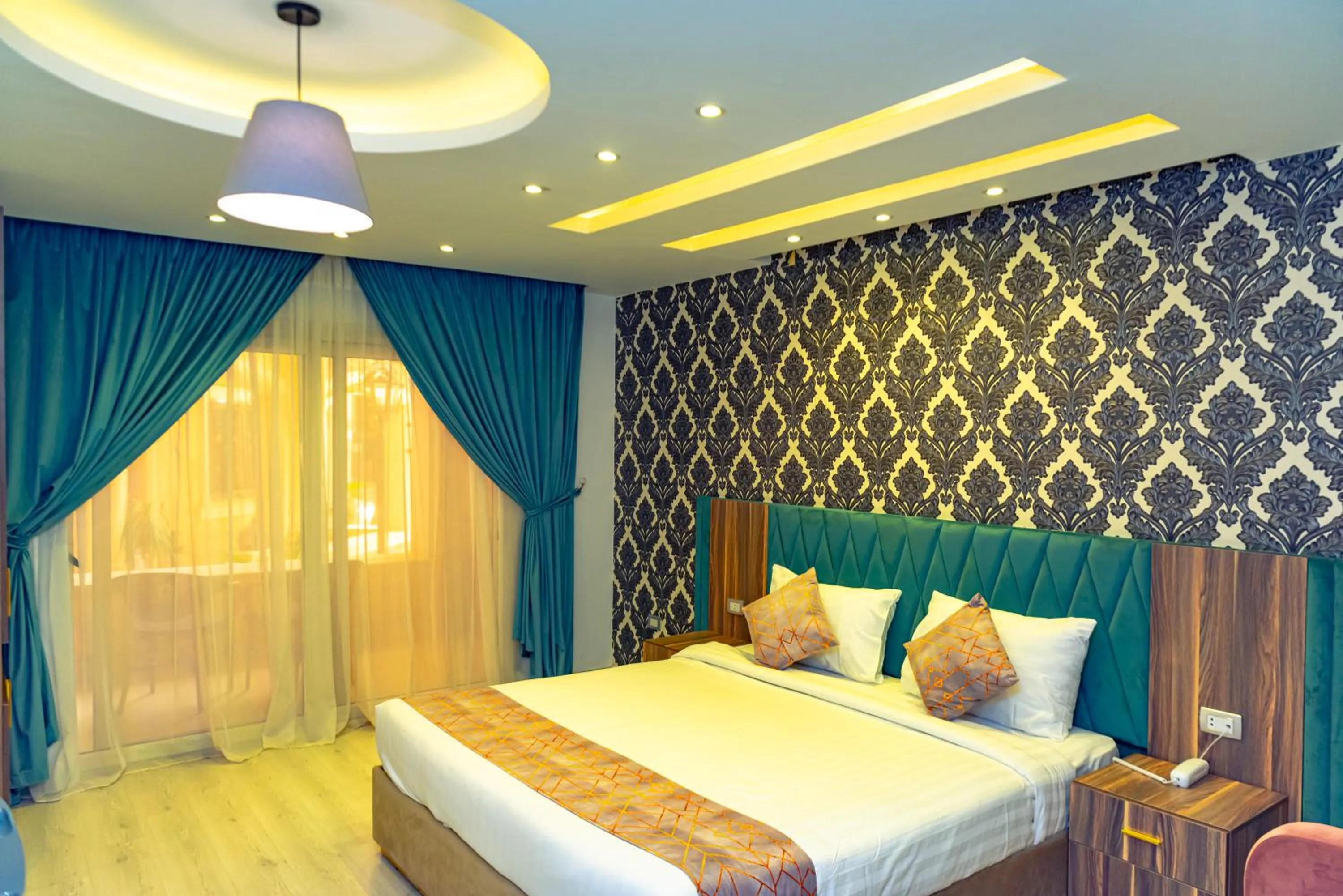 Bedroom, Bed in Jasmine Pyramids Hotel