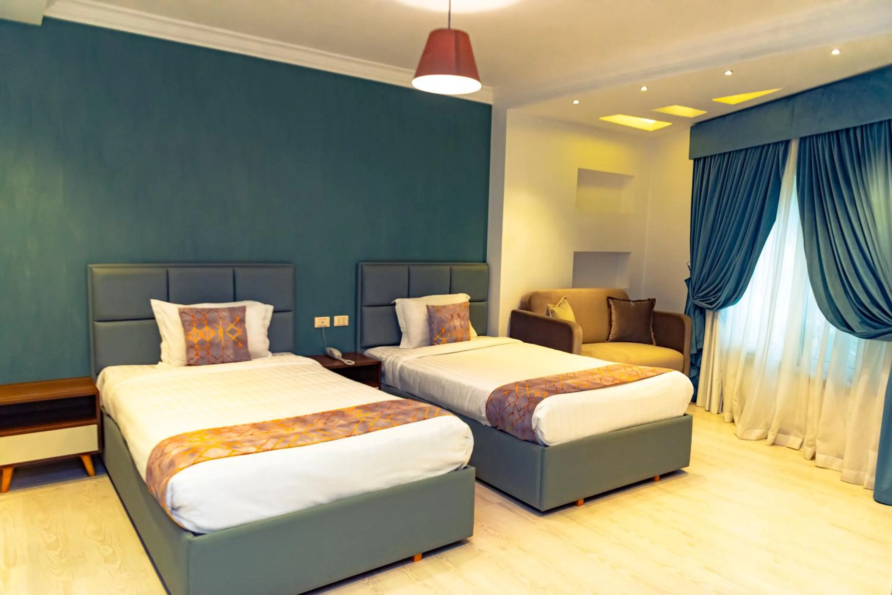 Bedroom, Bed in Jasmine Pyramids Hotel