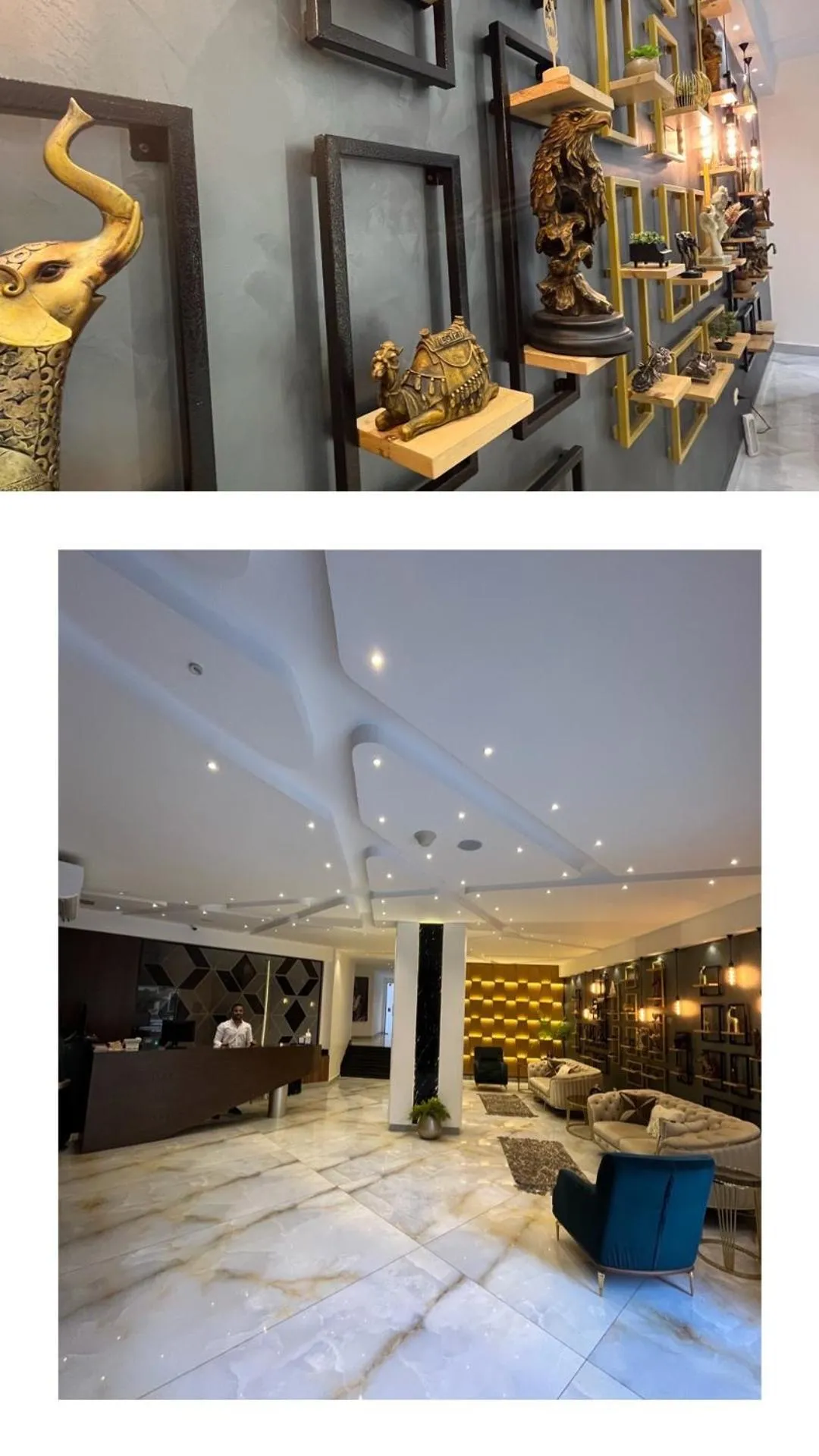 Living room in Jasmine Pyramids Hotel