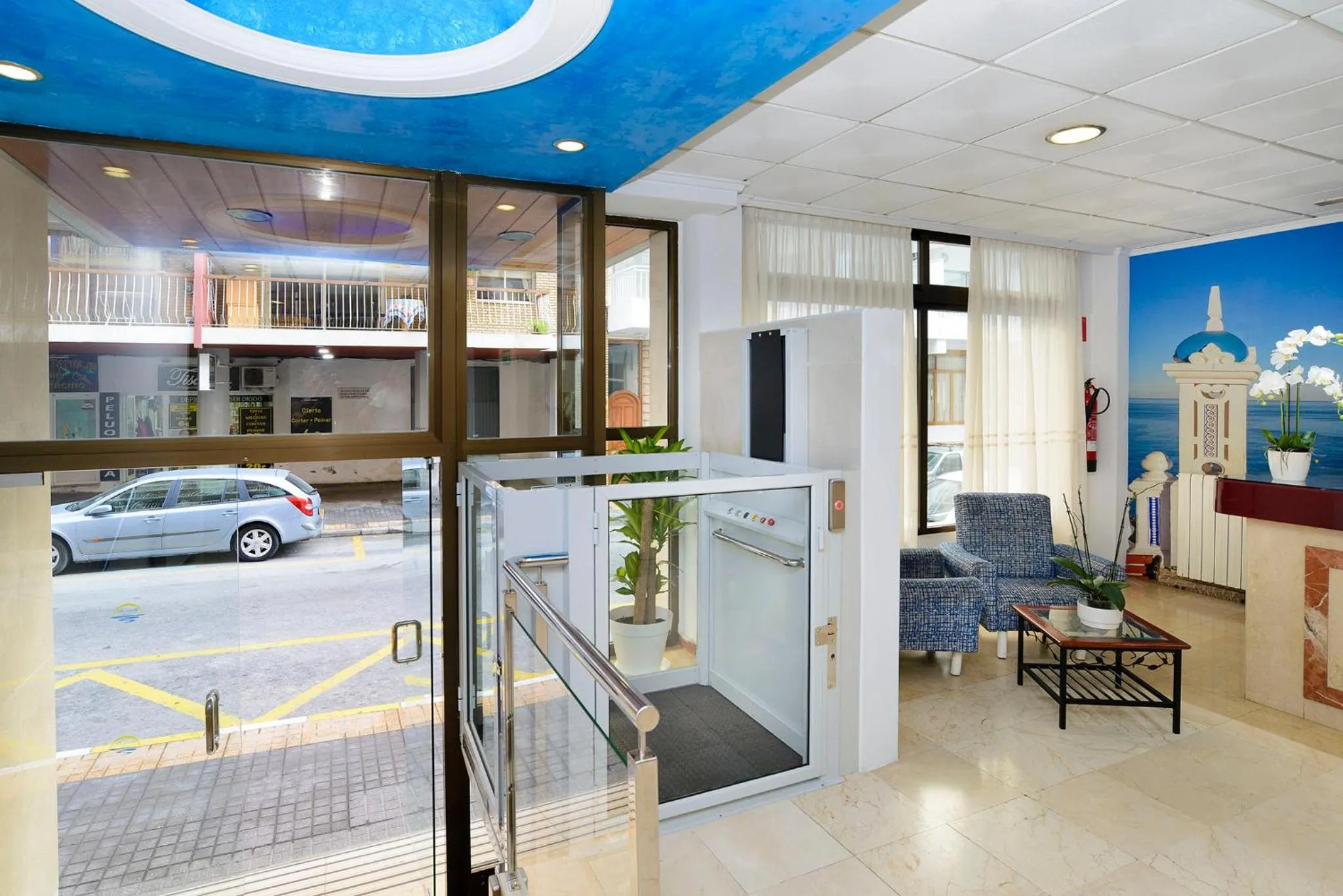 Lobby or reception in Hotel Mareny Benidorm