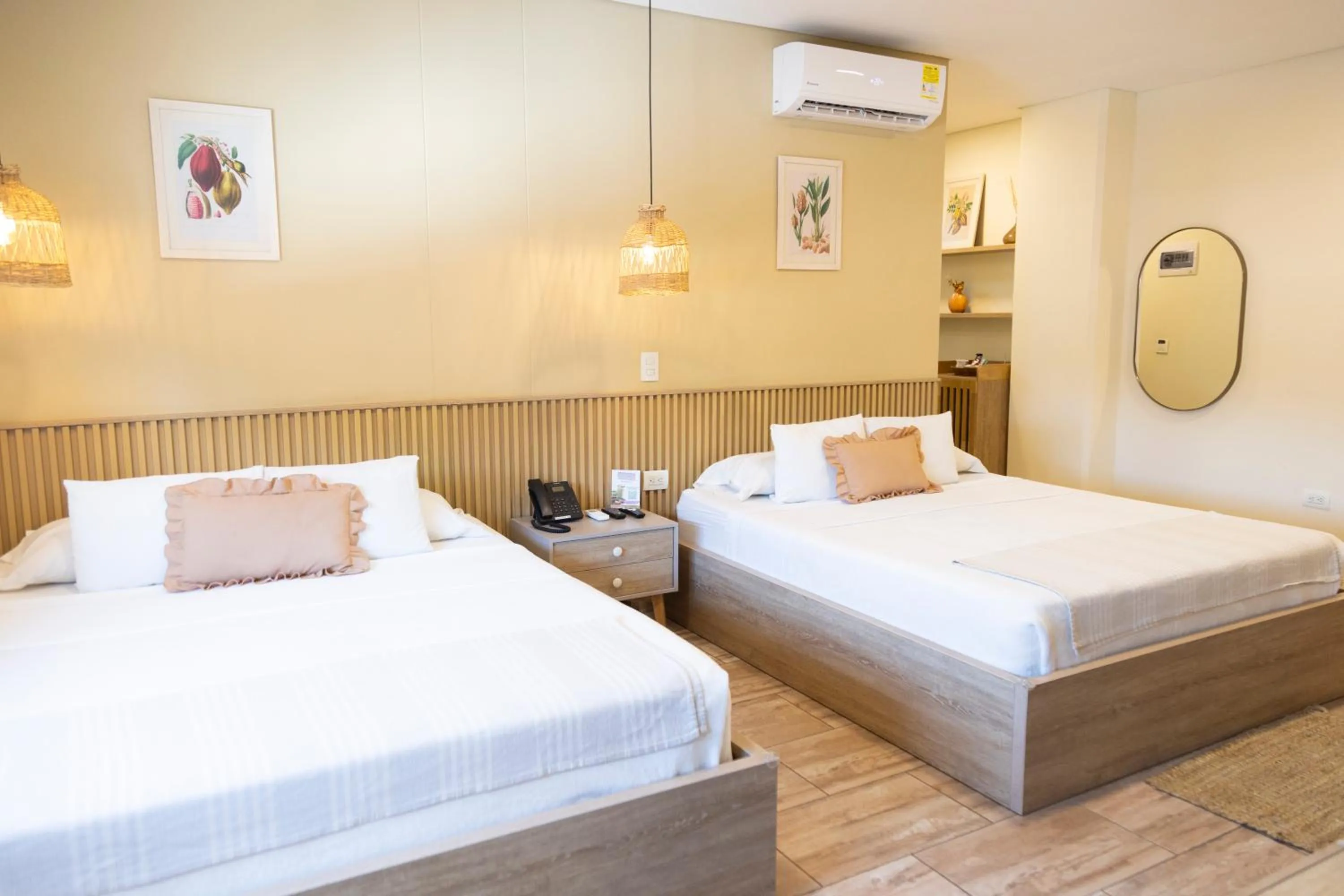 Bed in Mythical Hotel Boutique