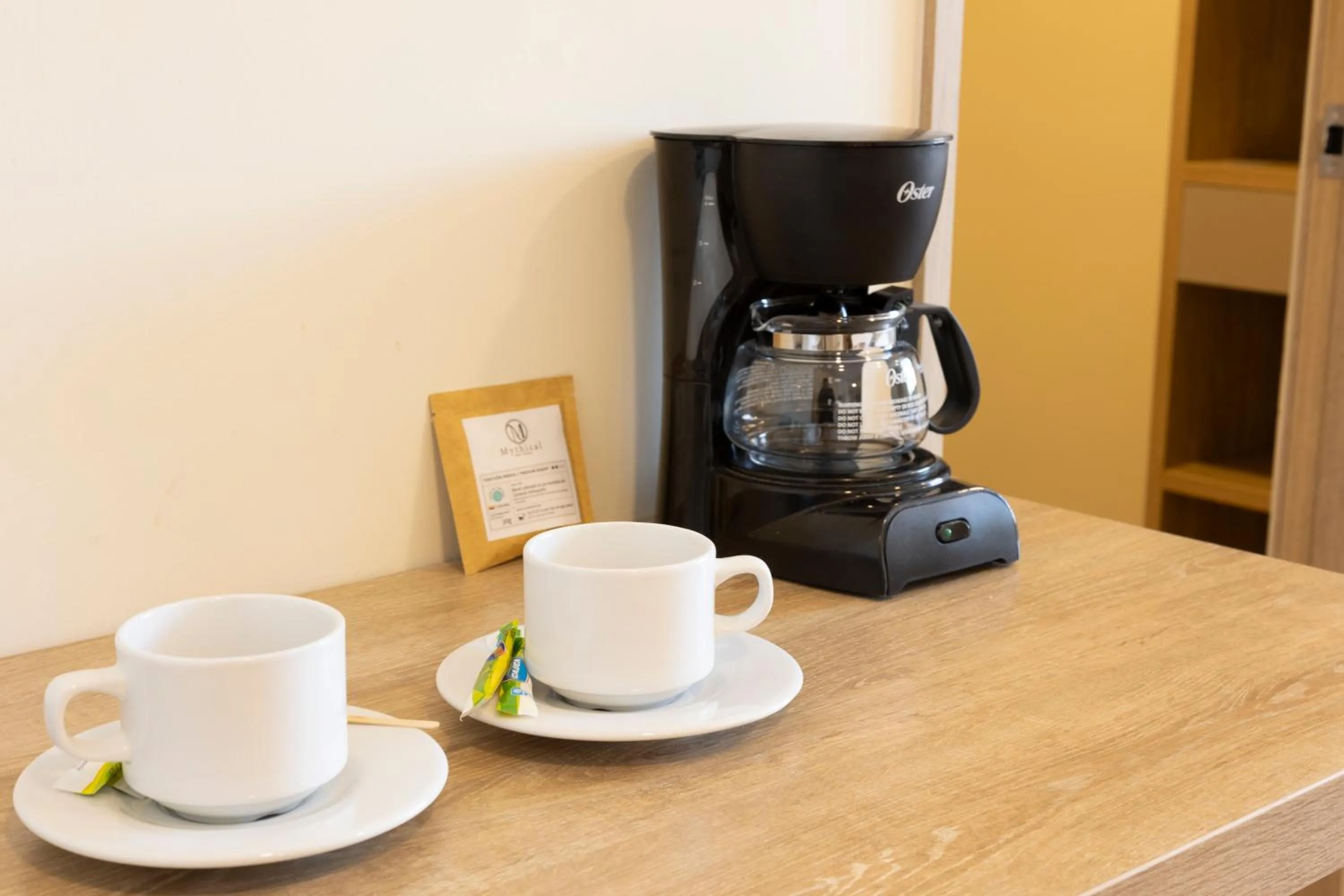 Coffee/tea facilities in Mythical Hotel Boutique