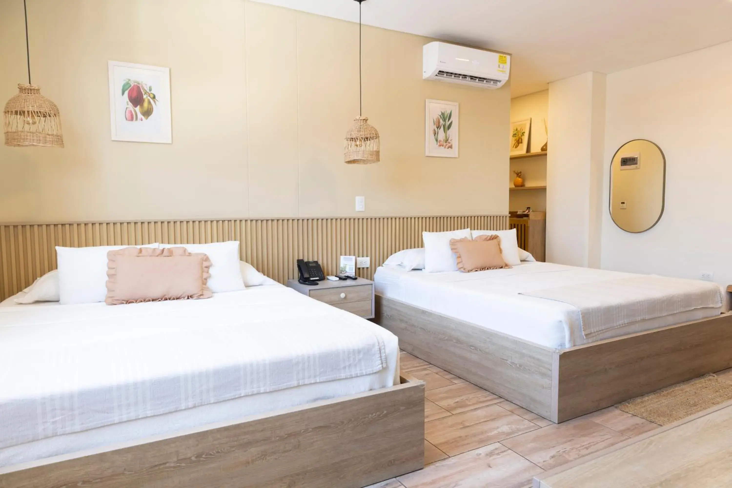 Deluxe Double Room with Two Double Beds in Mythical Hotel Boutique Deluxe Double Room with Two Double Beds in Mythical Hotel Boutique