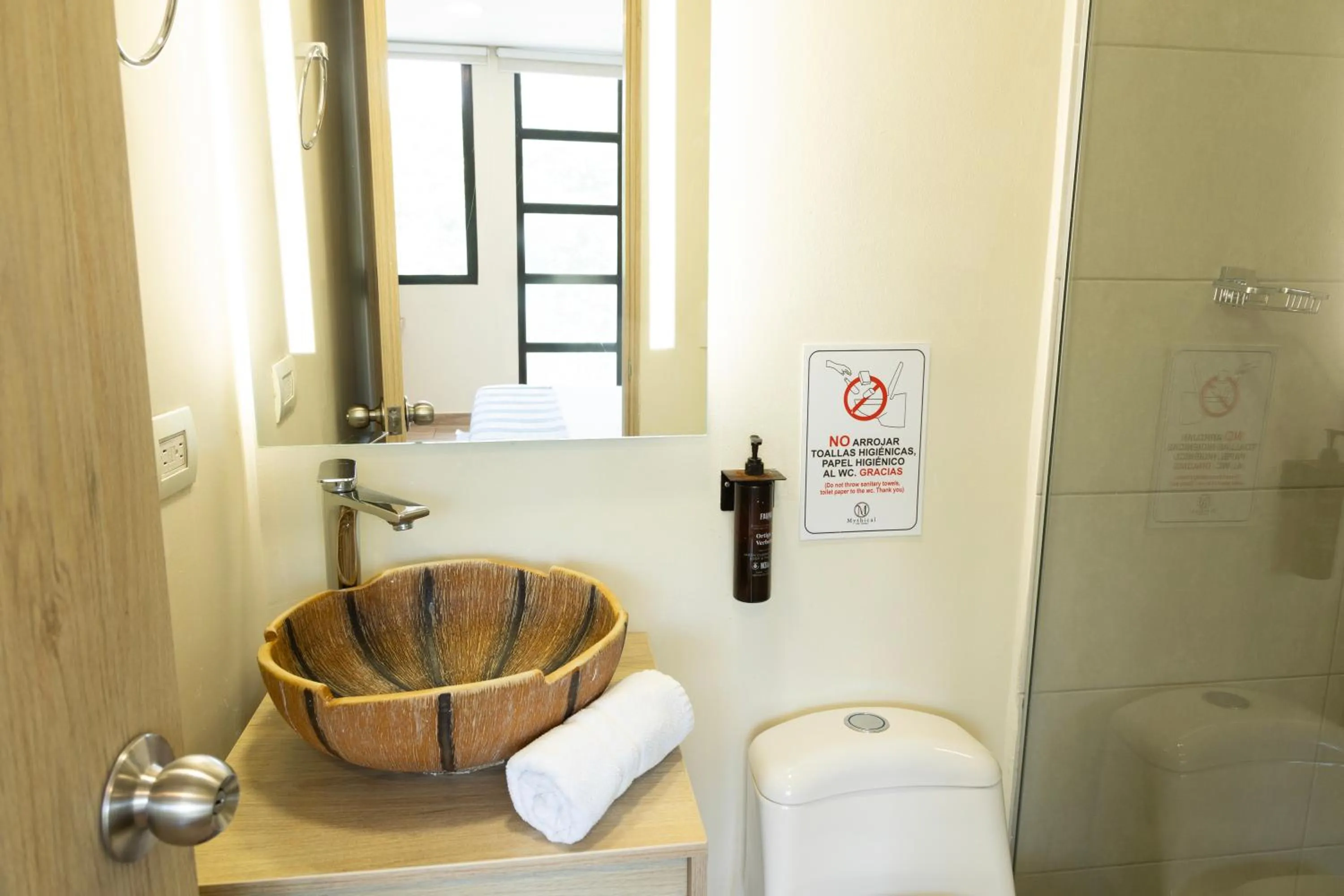 Toilet in Mythical Hotel Boutique