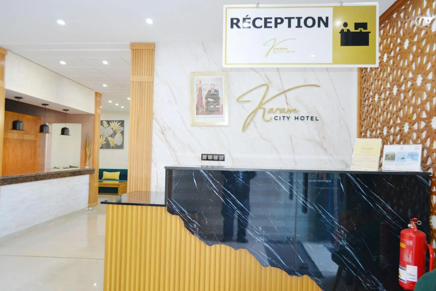 Lobby or reception in Karam City Hotel