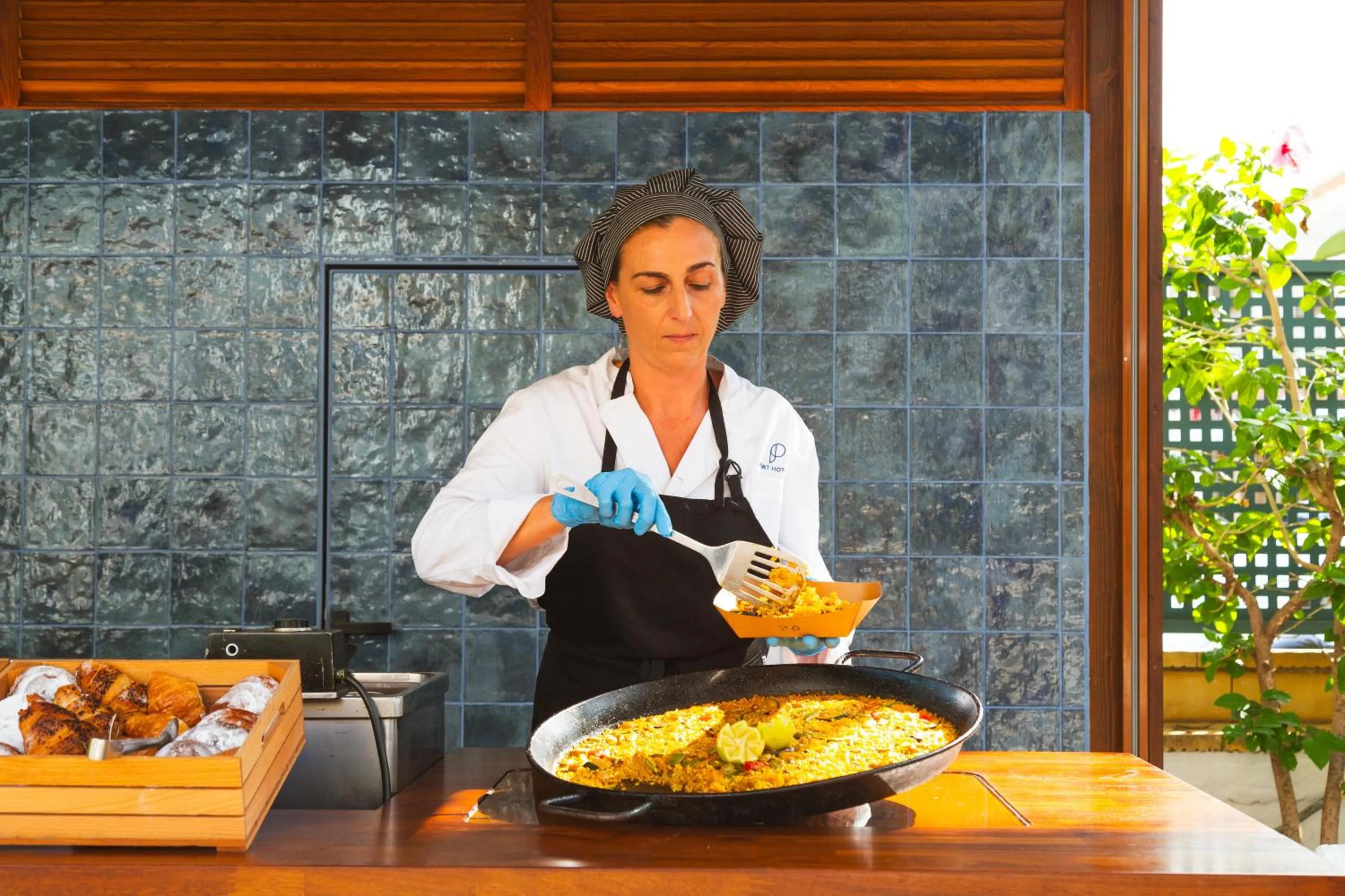 People in Port Denia