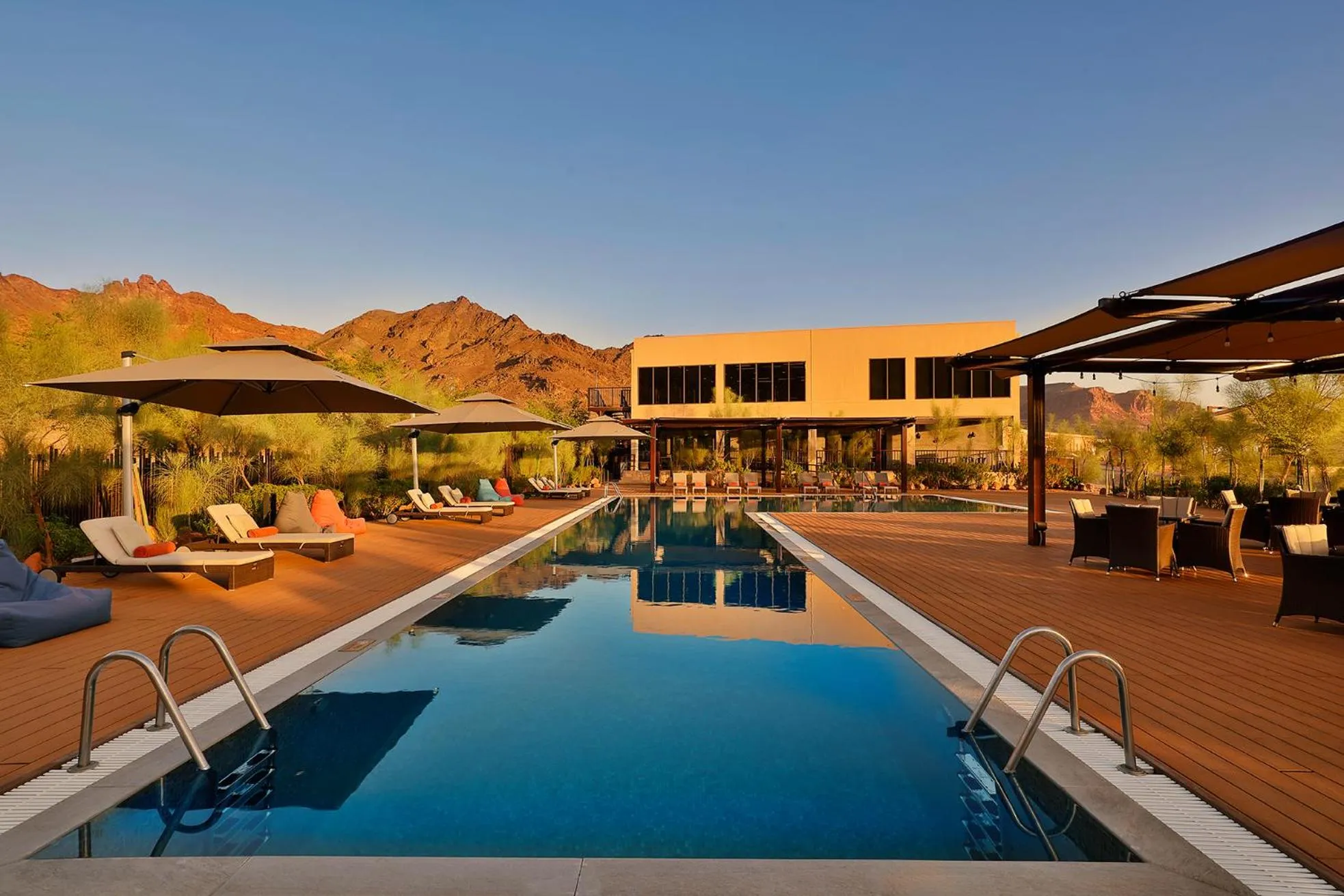 Swimming pool in Cloud 7 Residence AlUla
