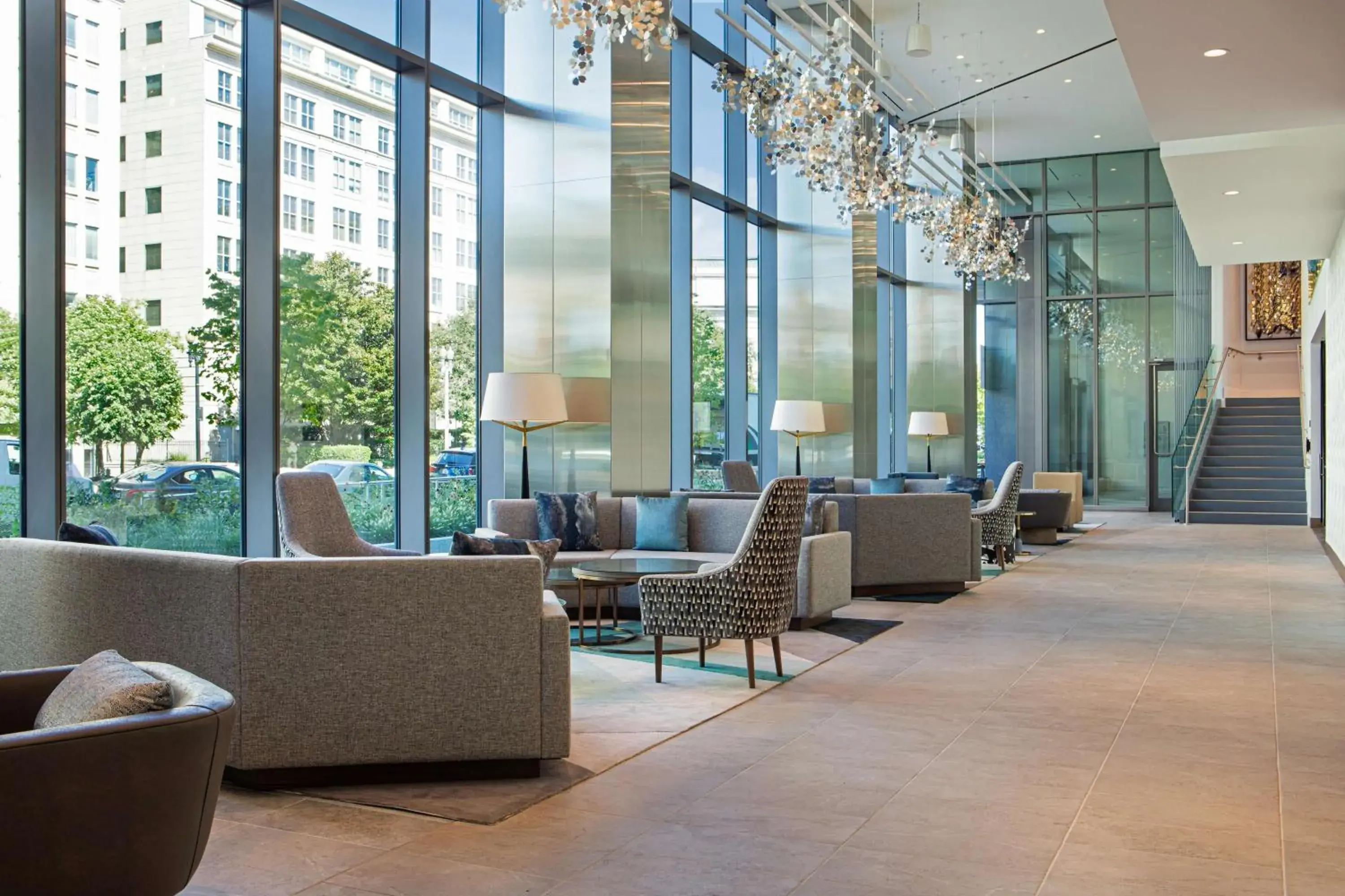 Lobby or reception in The Royal Sonesta Washington DC Capitol Hill Lobby or reception in The Royal Sonesta Washington DC Capitol Hill