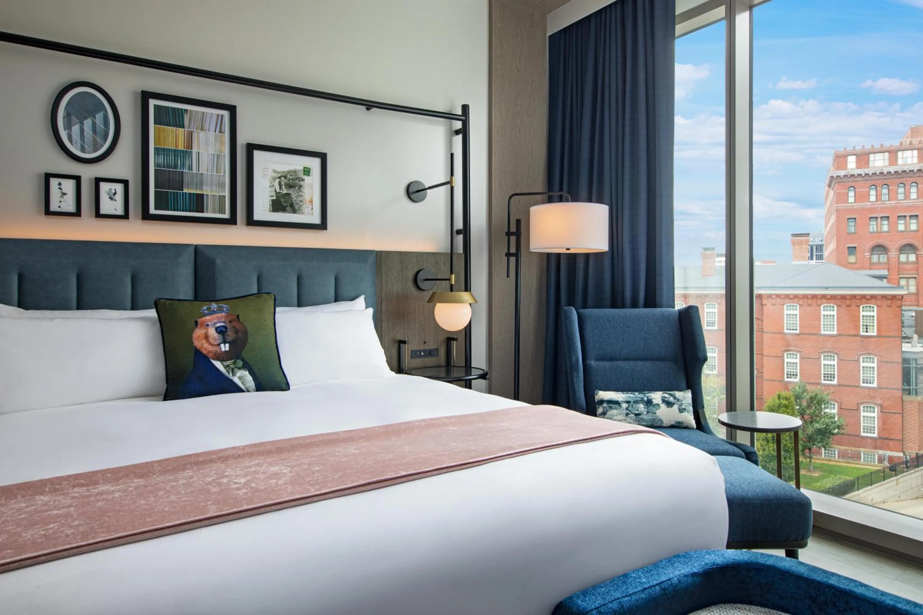 Bed in The Royal Sonesta Washington DC Capitol Hill