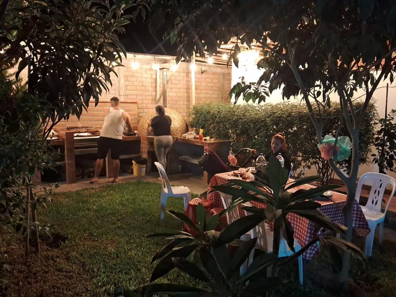 BBQ facilities in Casa Hotel Mamaluna