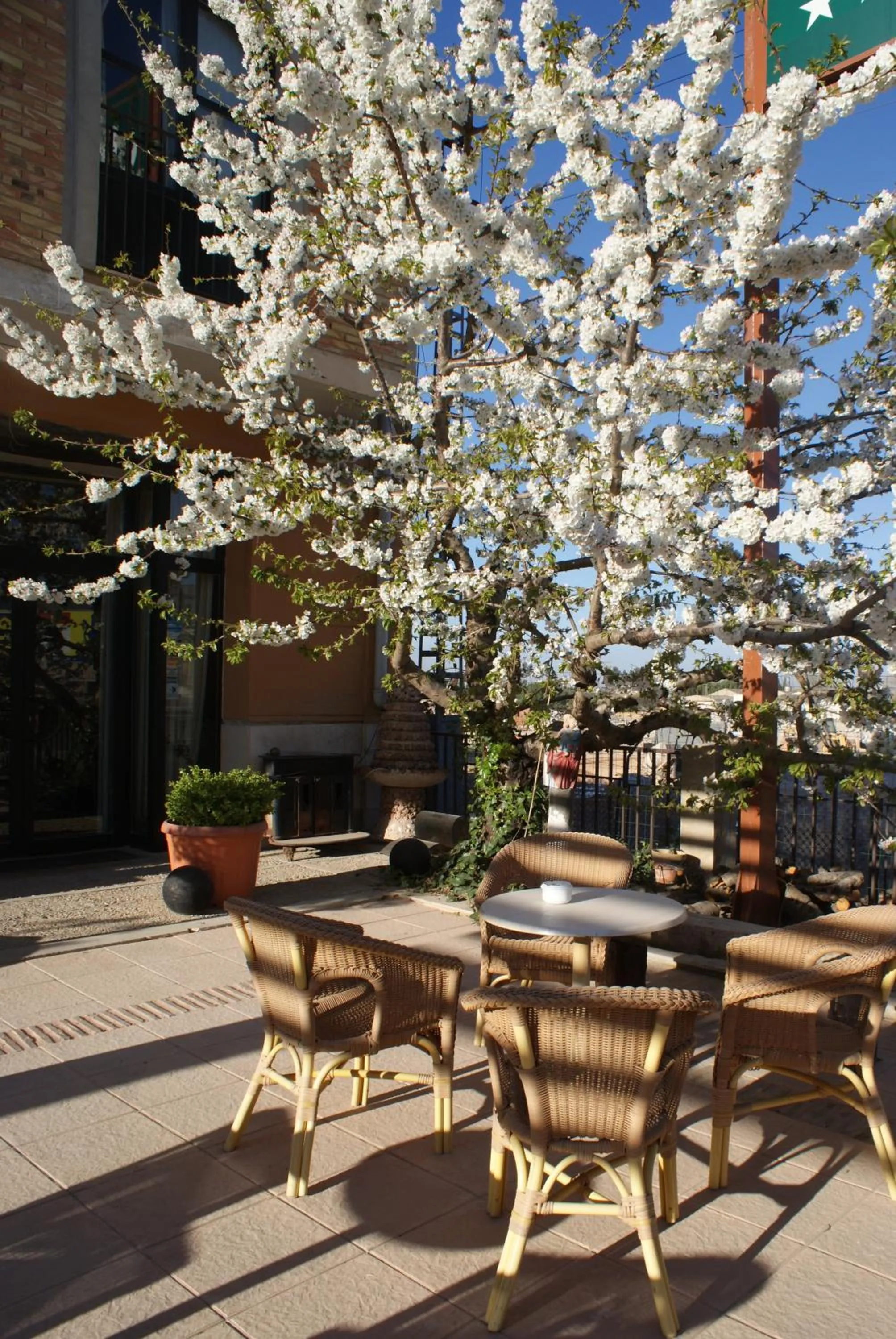 Patio in Hotel Patilla Ciudad de Requena