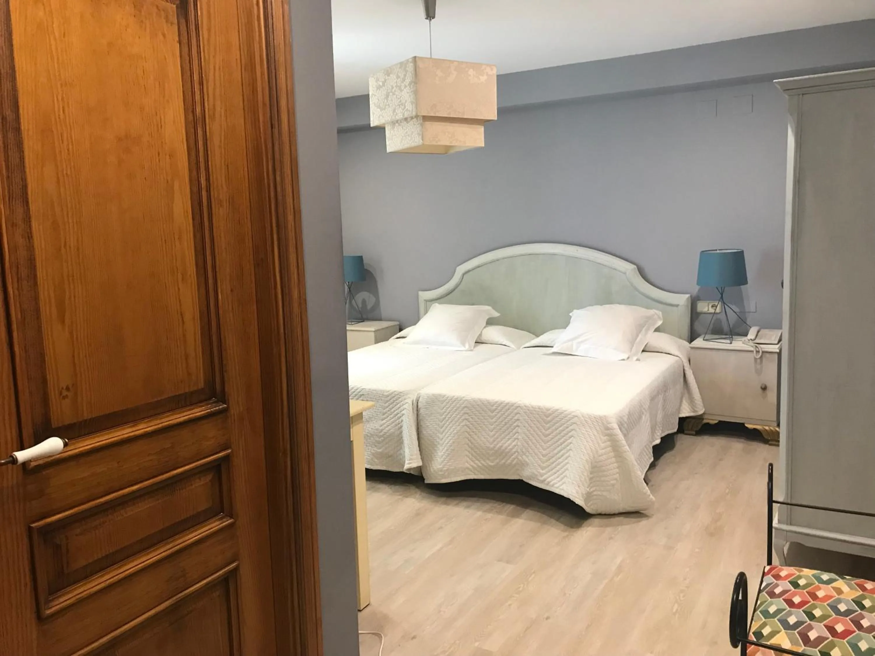 Bed in Hotel Patilla Ciudad de Requena