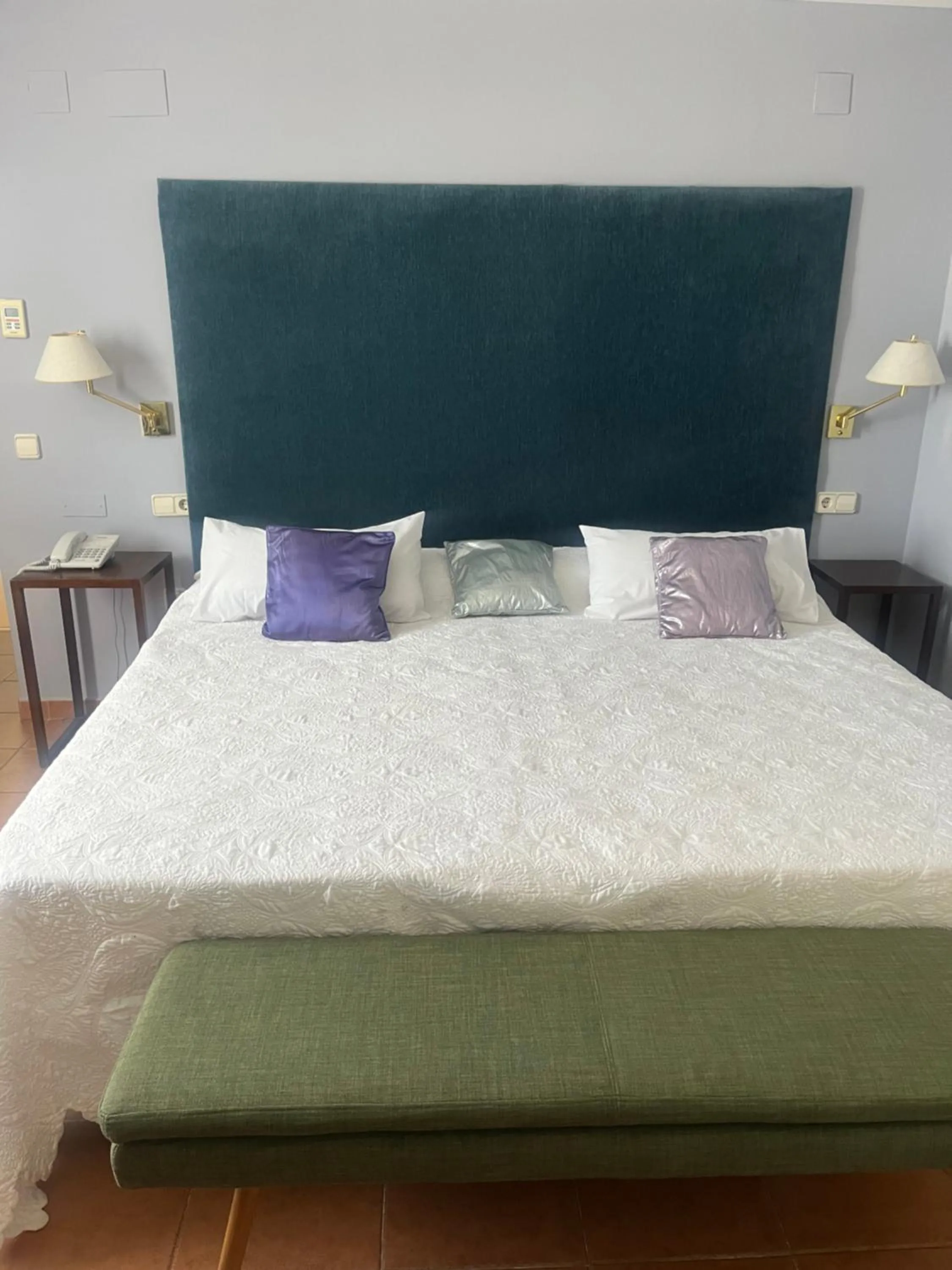 Bed in Hotel Patilla Ciudad de Requena