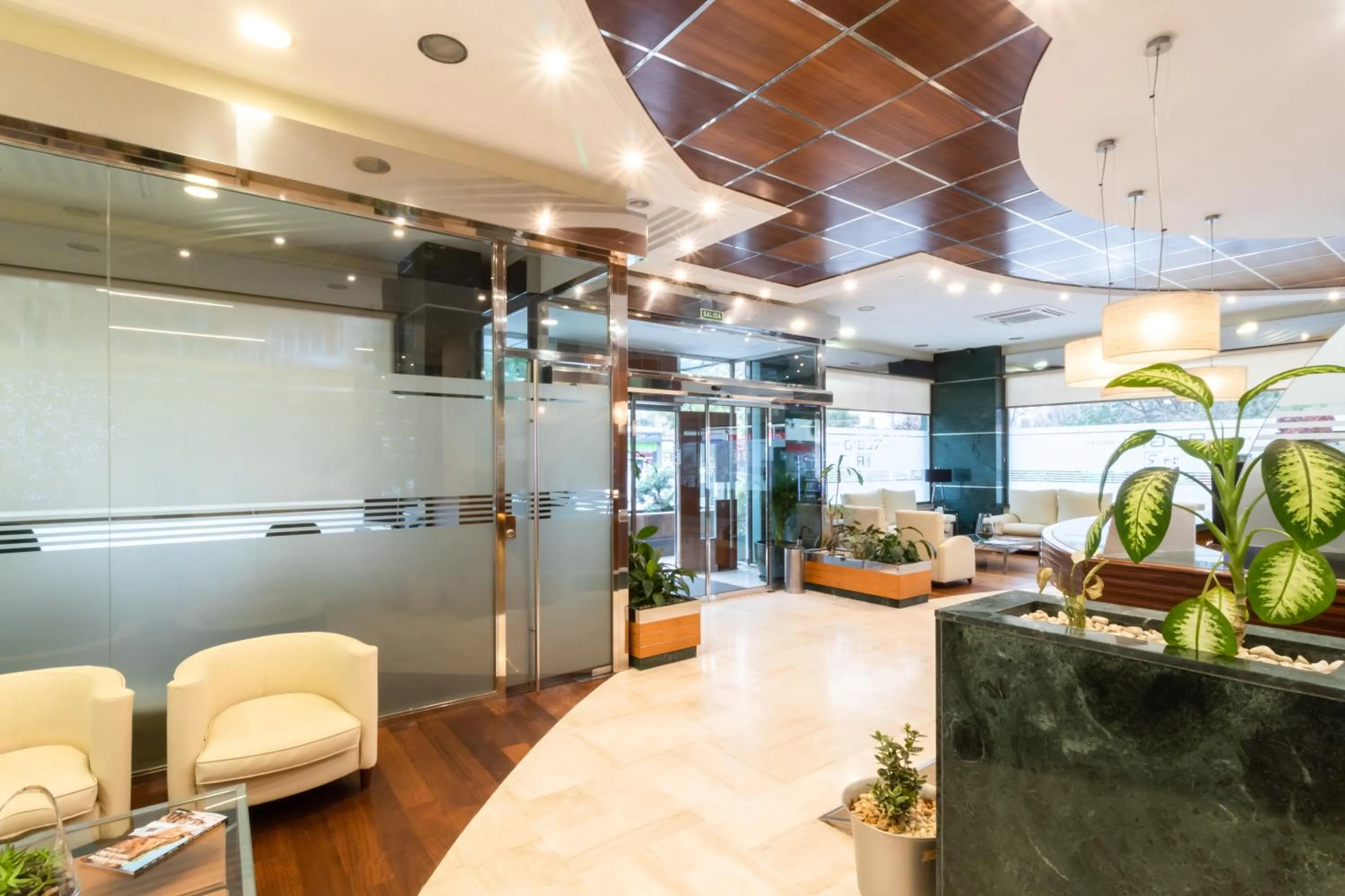 Lobby or reception in Hotel Regio Cádiz