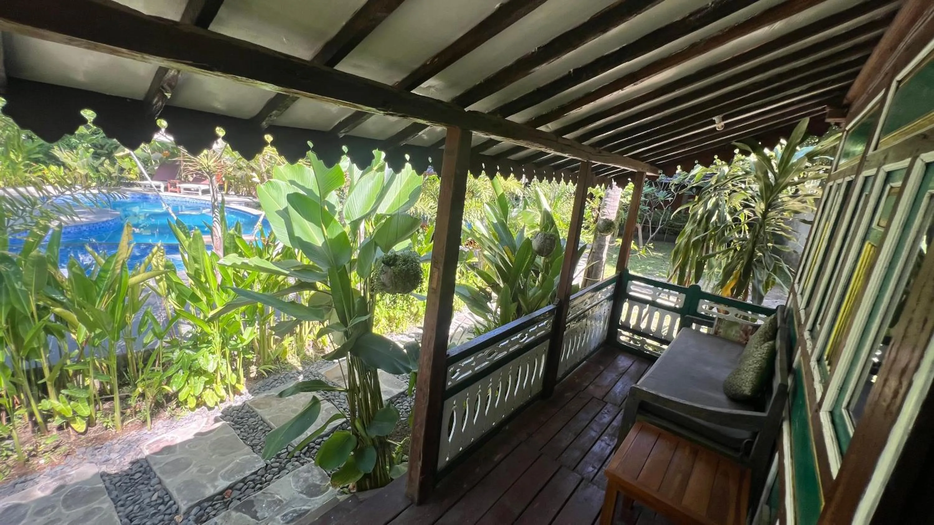 Patio in Tahlia's Villa