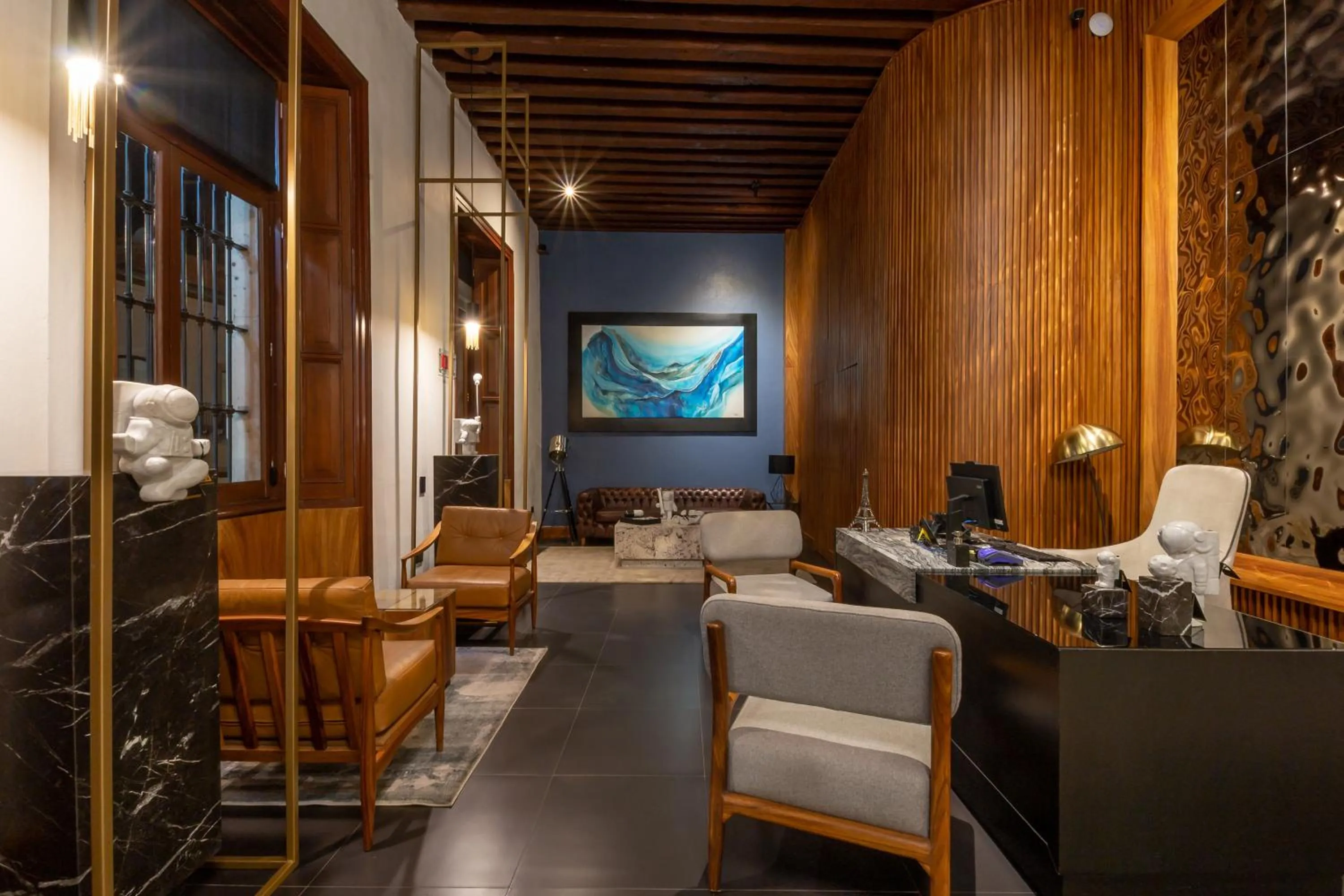 Seating area in Nueve 25 Hotel Boutique