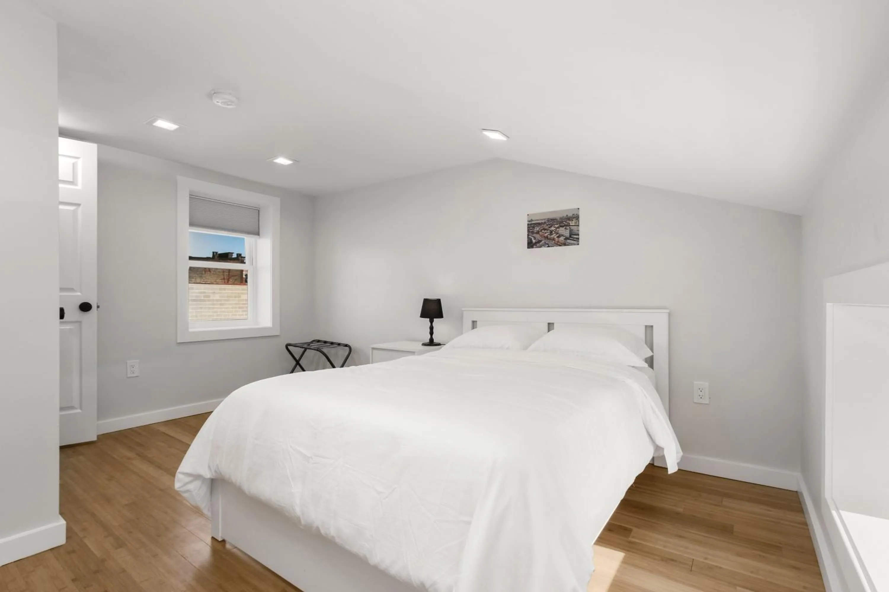 Bedroom in Cozy Ba Townhome Near Little Italy I Fells Point