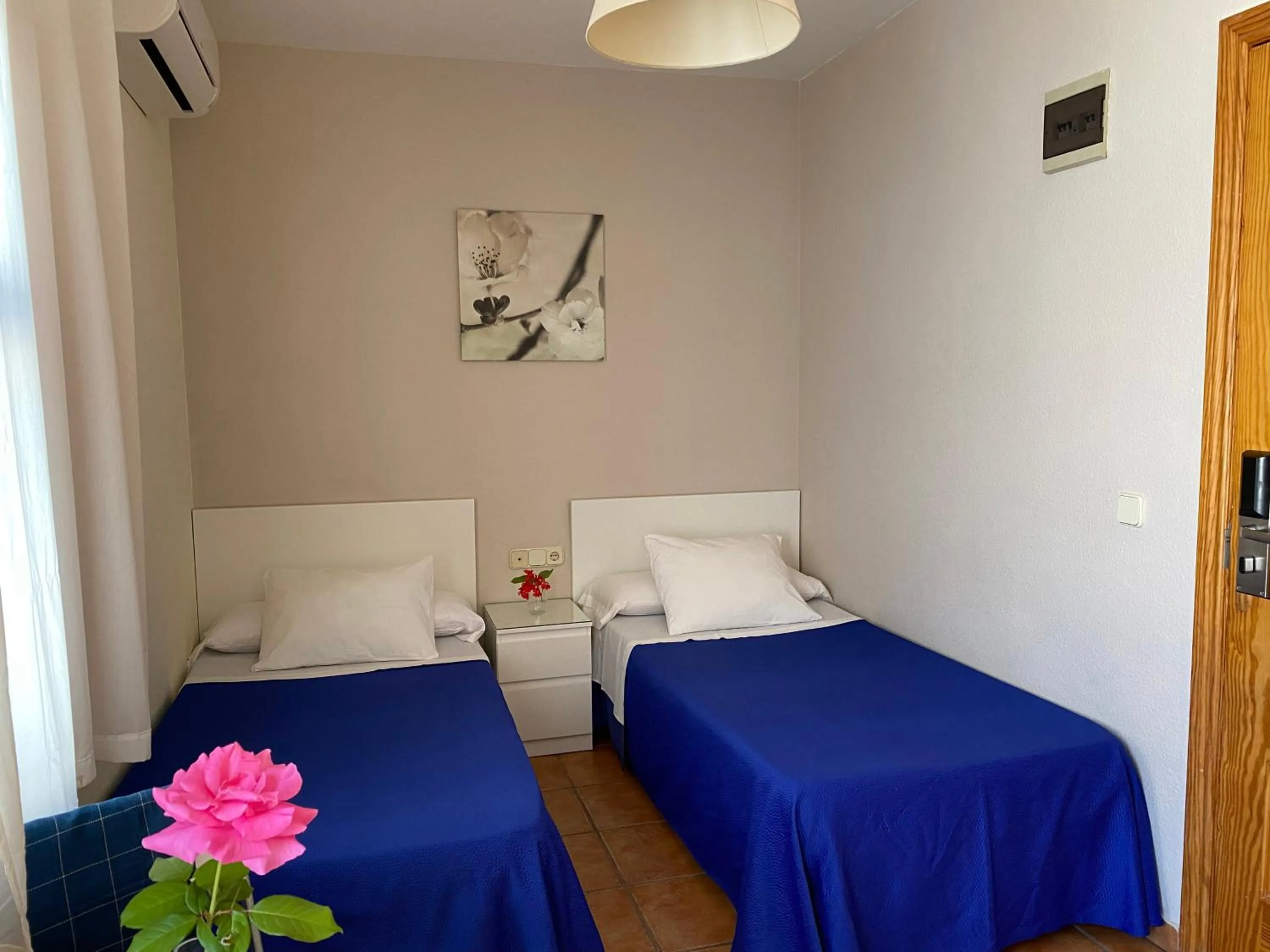 Bed in Hostal Moscatel