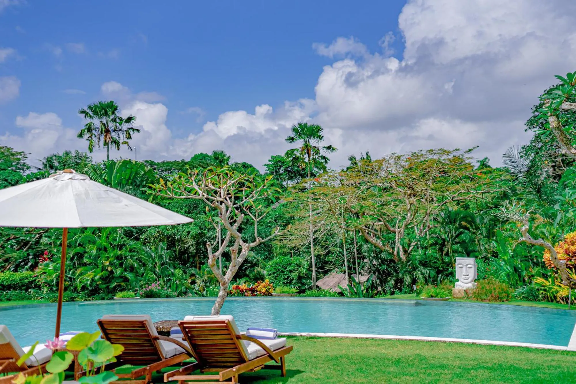 Pool view in The Lotus Residence by Amerta Experience