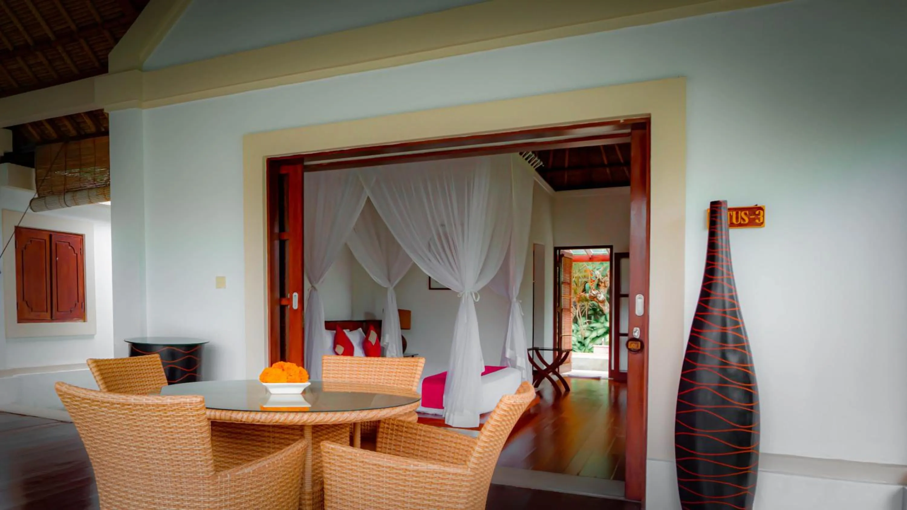 Living room in The Lotus Residence by Amerta Experience