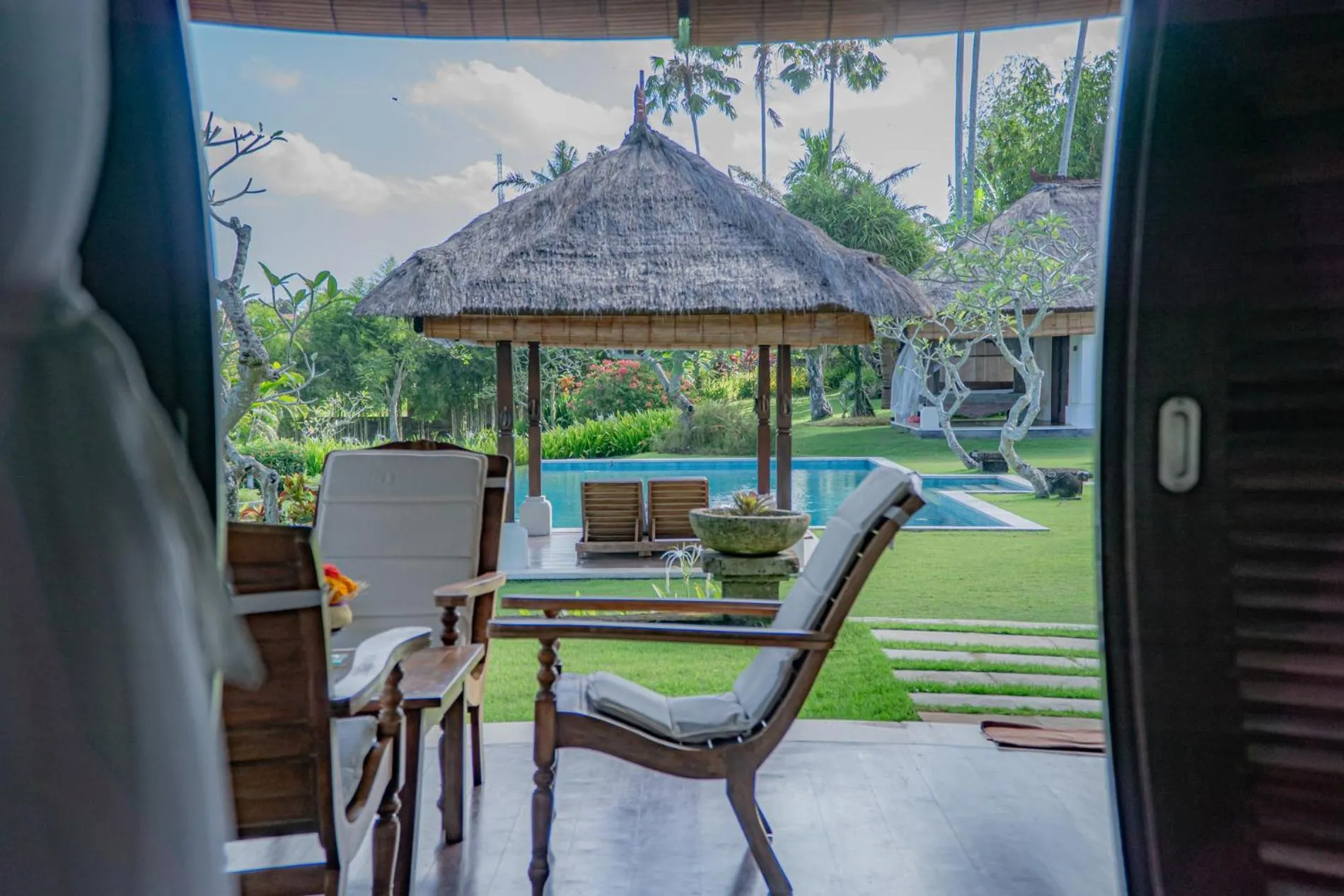 Pool view in The Lotus Residence by Amerta Experience