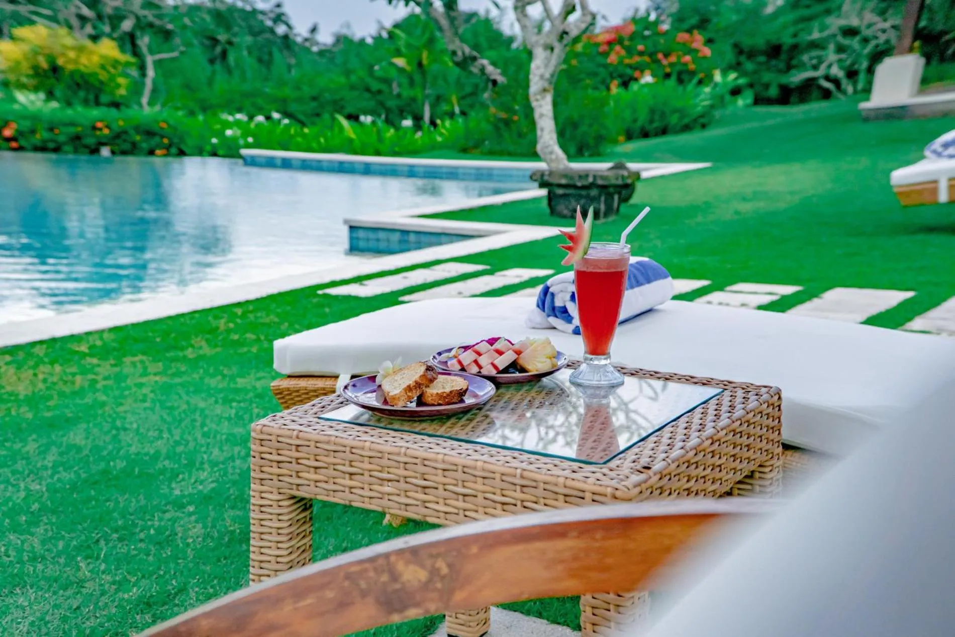 Food and drinks in The Lotus Residence by Amerta Experience
