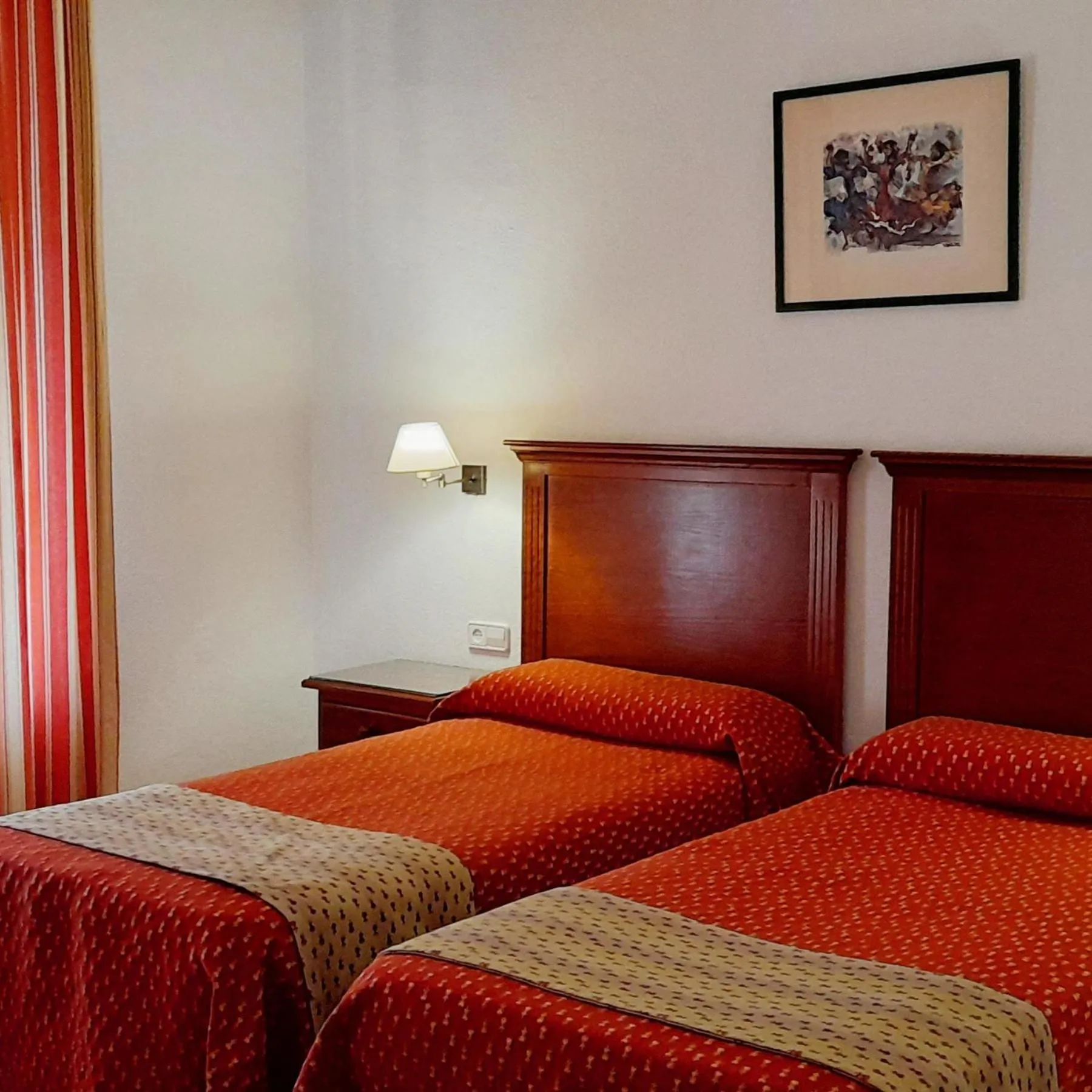 Bed in Hotel Los Olivos