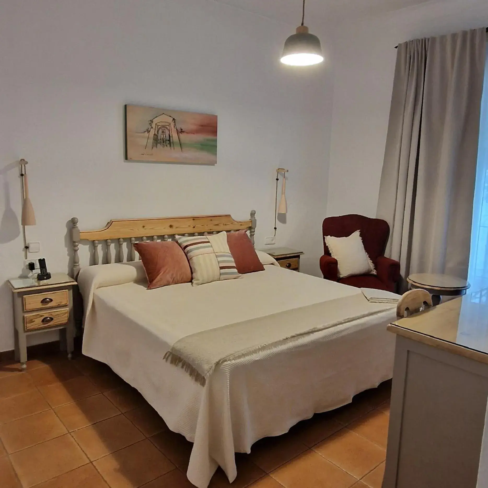 Bed in Hotel Los Olivos Bed in Hotel Los Olivos