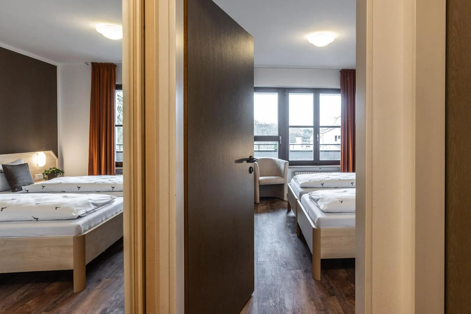 Photo of the whole room, Bed in Brauereigasthof Hofmark