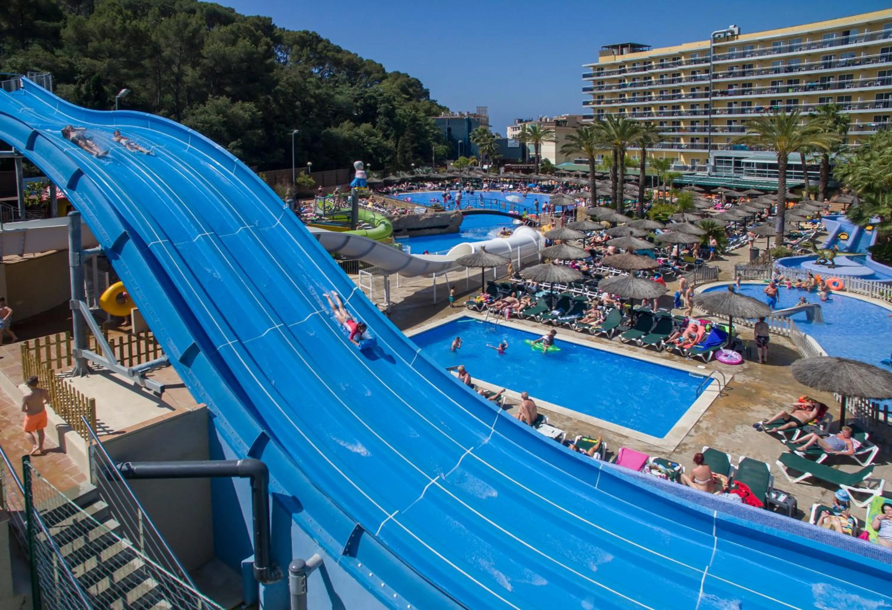 Aqua park in Hotel Rosamar Garden Resort 4*