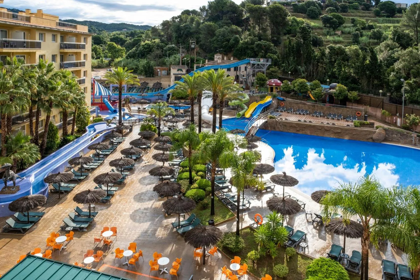 Aqua park in Hotel Rosamar Garden Resort 4*
