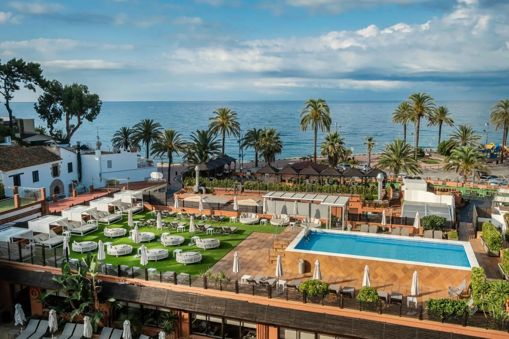 Bird's eye view in Rosamar & Spa 4*s