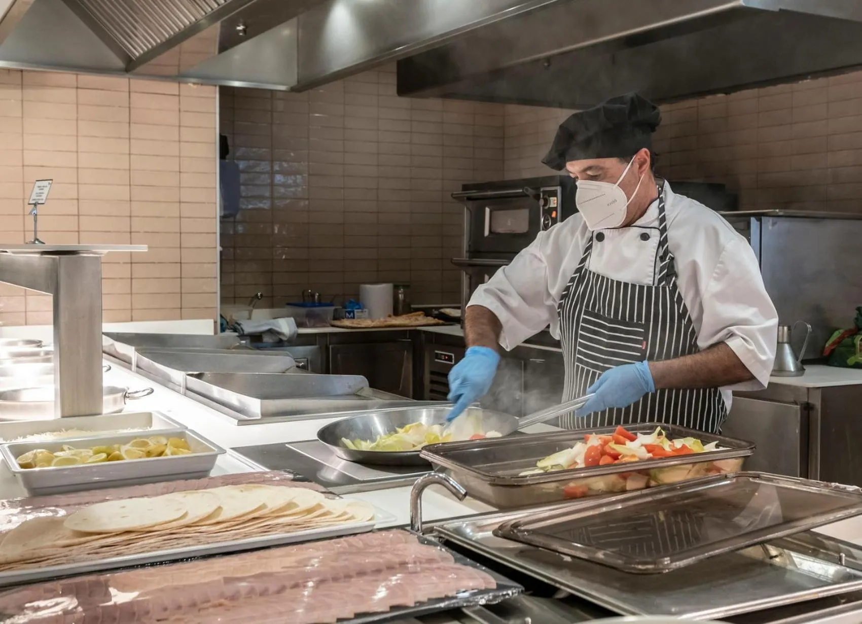 Food close-up in Rosamar & Spa 4*s