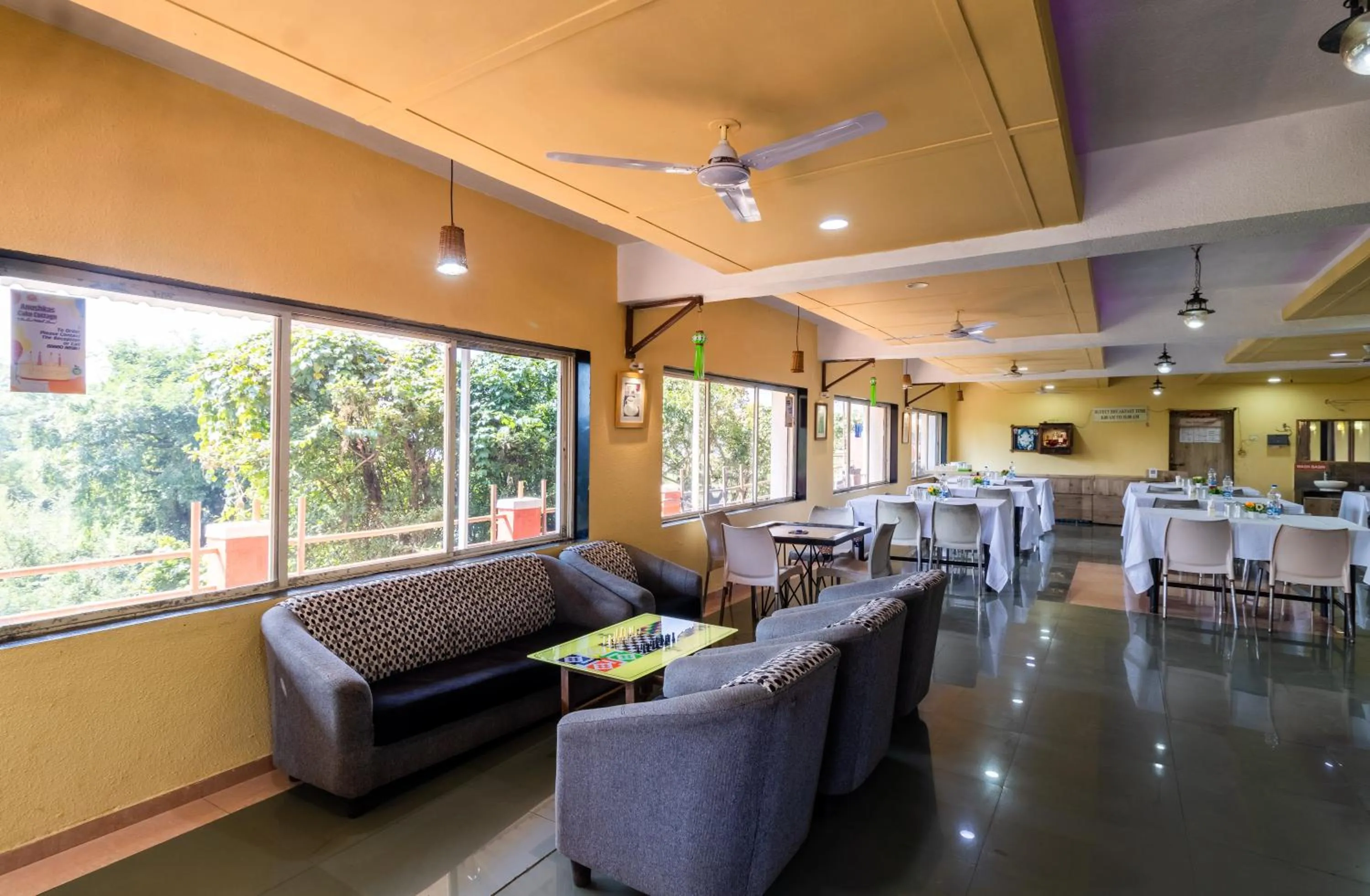 Seating area in Saga Resort