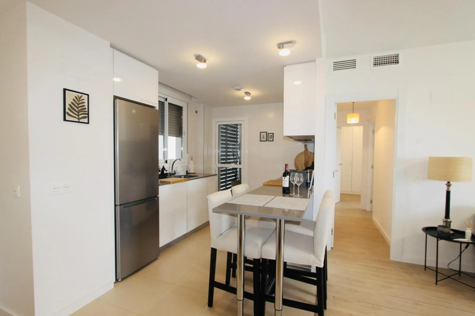 Kitchen or kitchenette in Residencia Jardin del Rio
