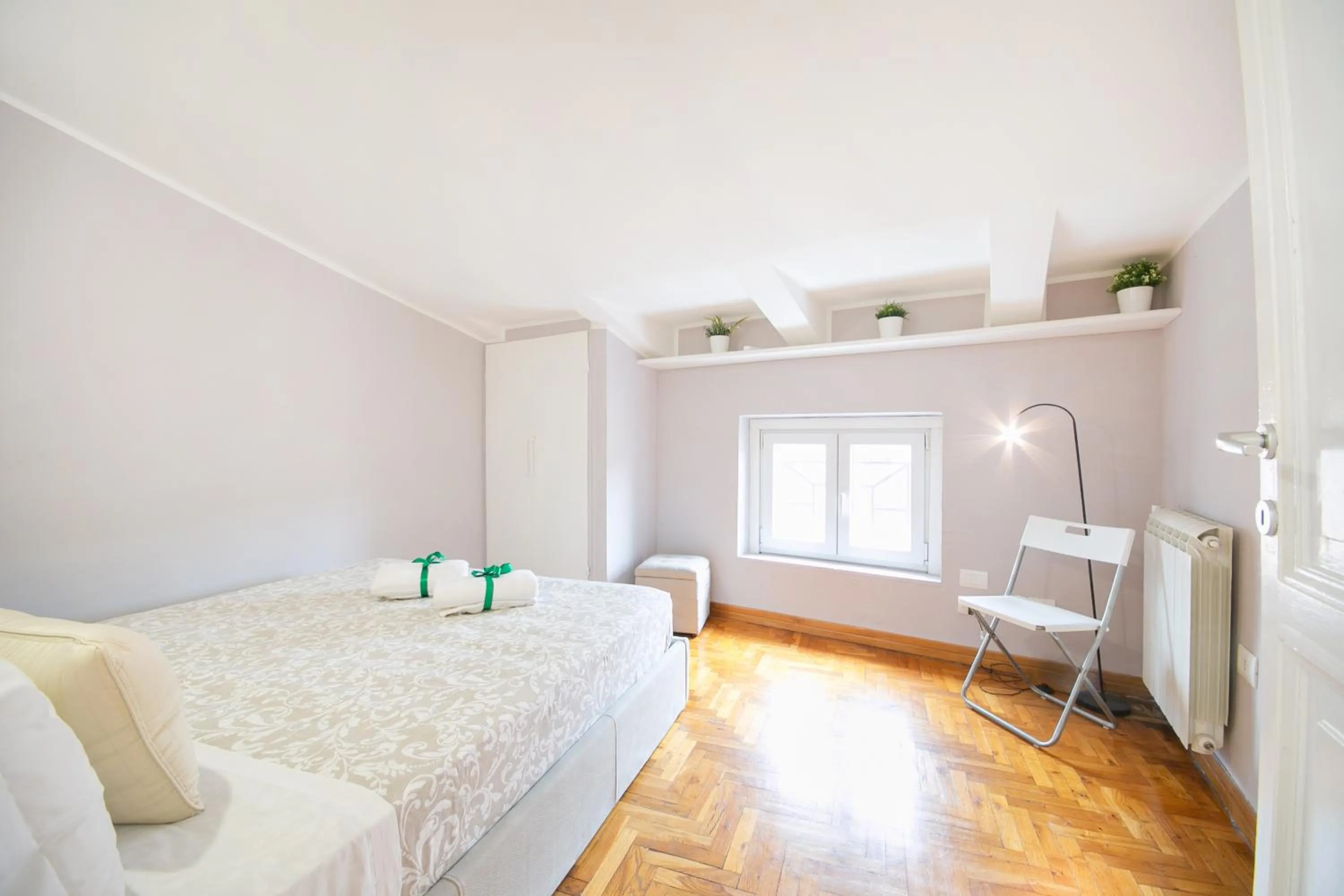 Bedroom, Bed in Penthouse in the heart of the city center