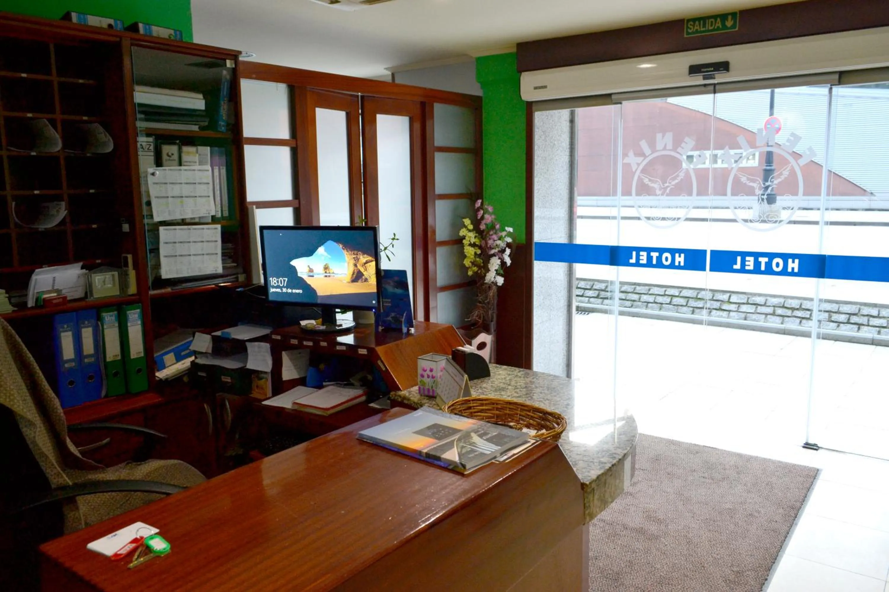 Lobby or reception in Hotel Alda Estación Oviedo