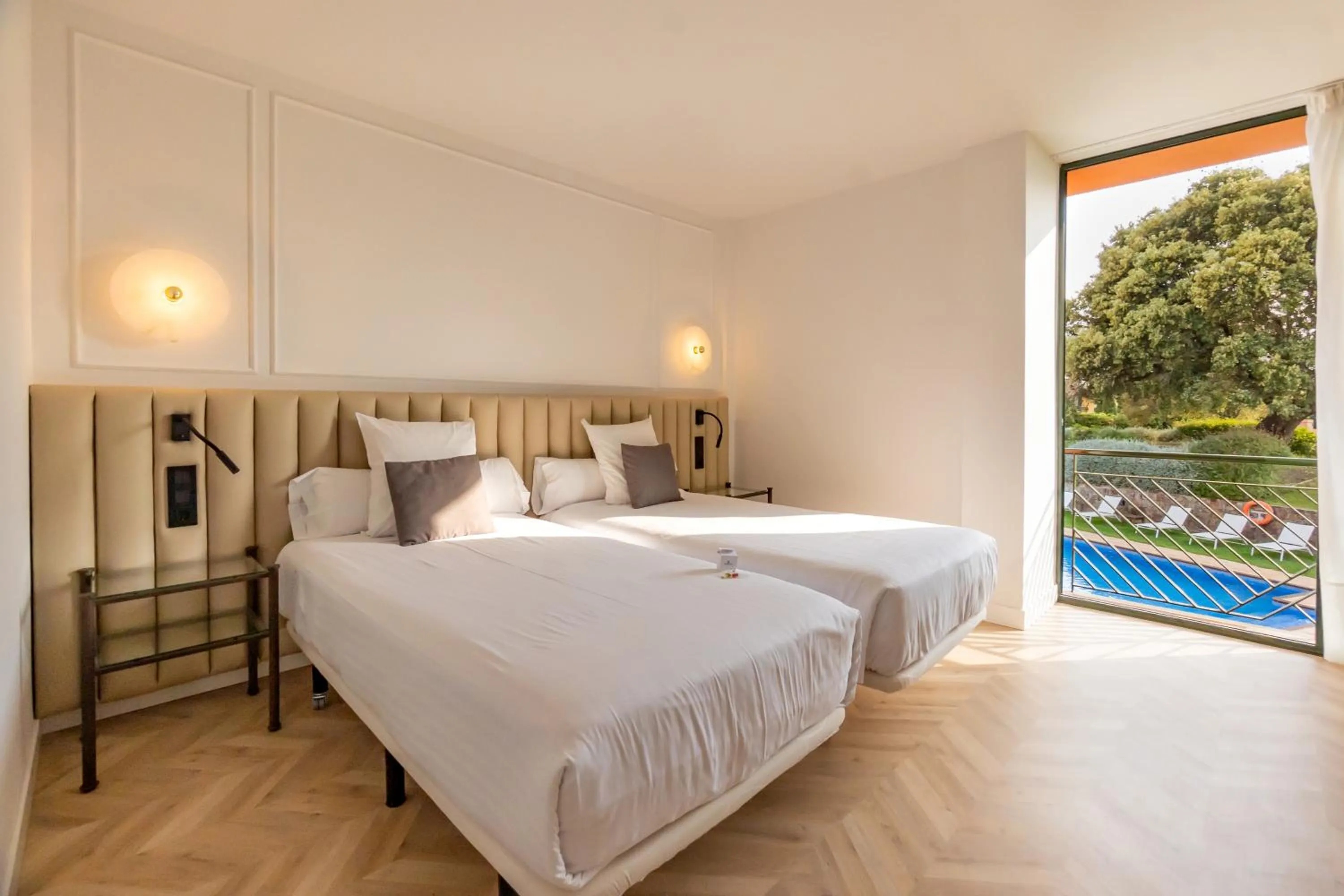 Bed in Hotel TorreMirona Golf & Spa