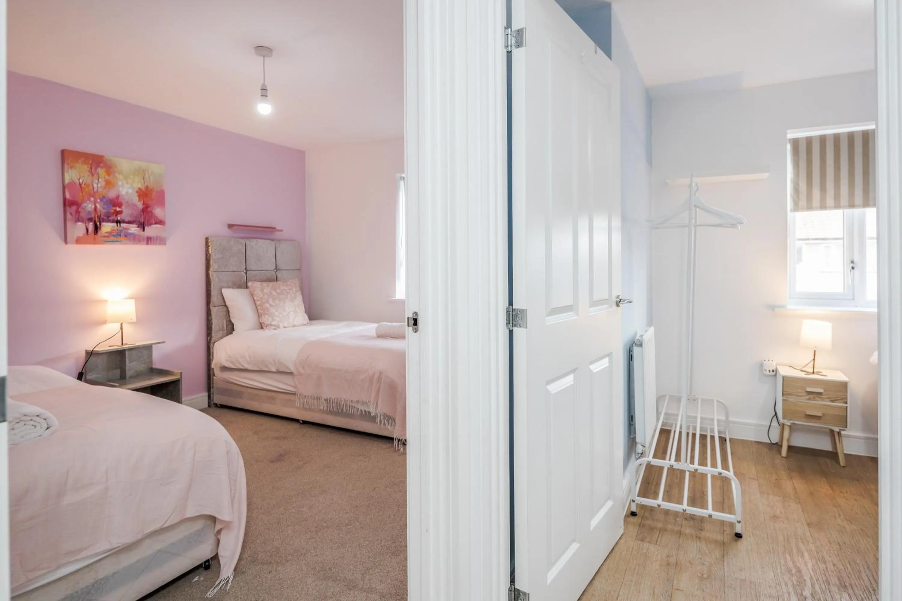 Bed in Spacious Stay I 5 BDR House with Modern Amenities I Parking I WiFi