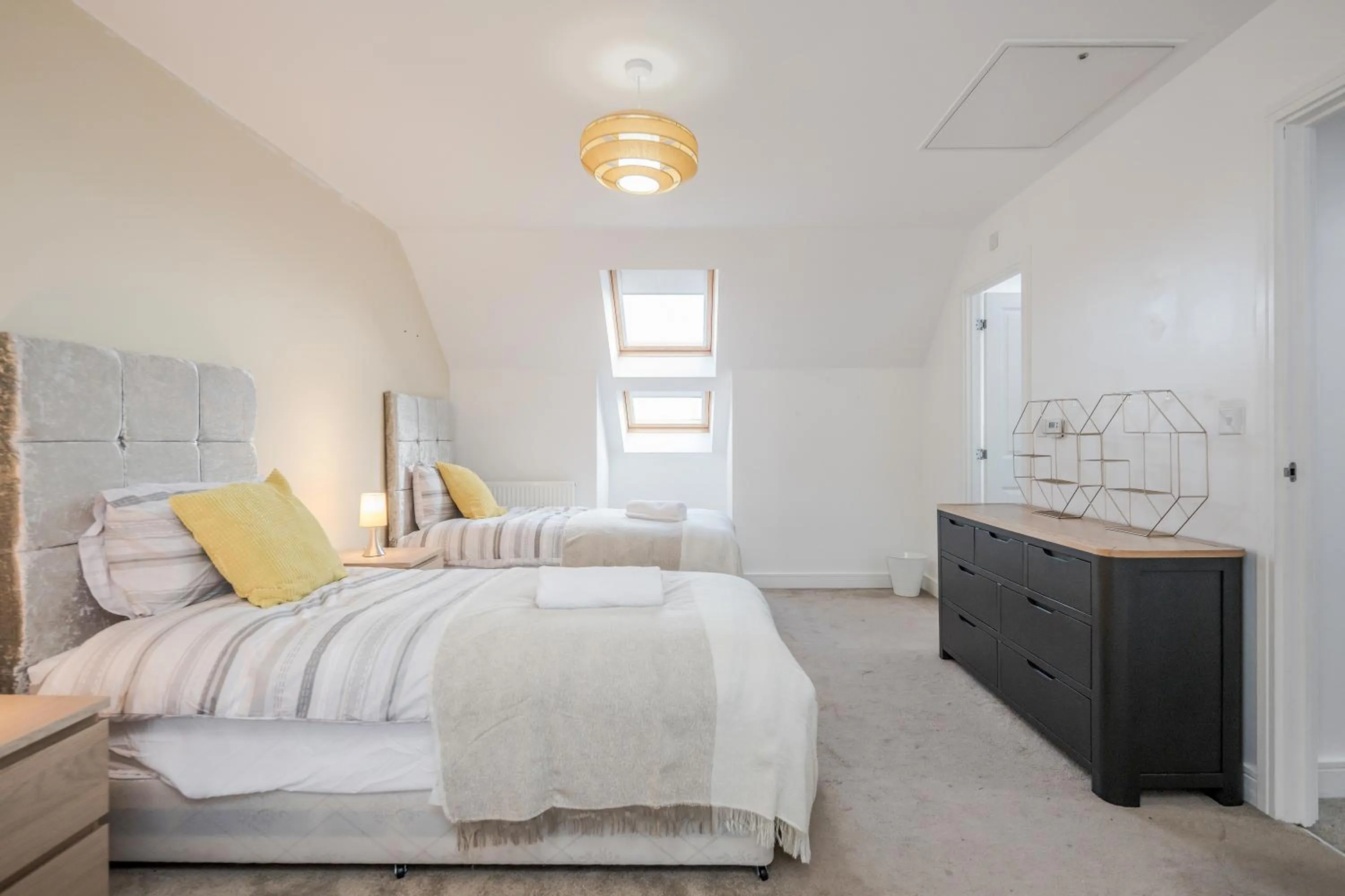 Bedroom in Spacious Stay I 5 BDR House with Modern Amenities I Parking I WiFi