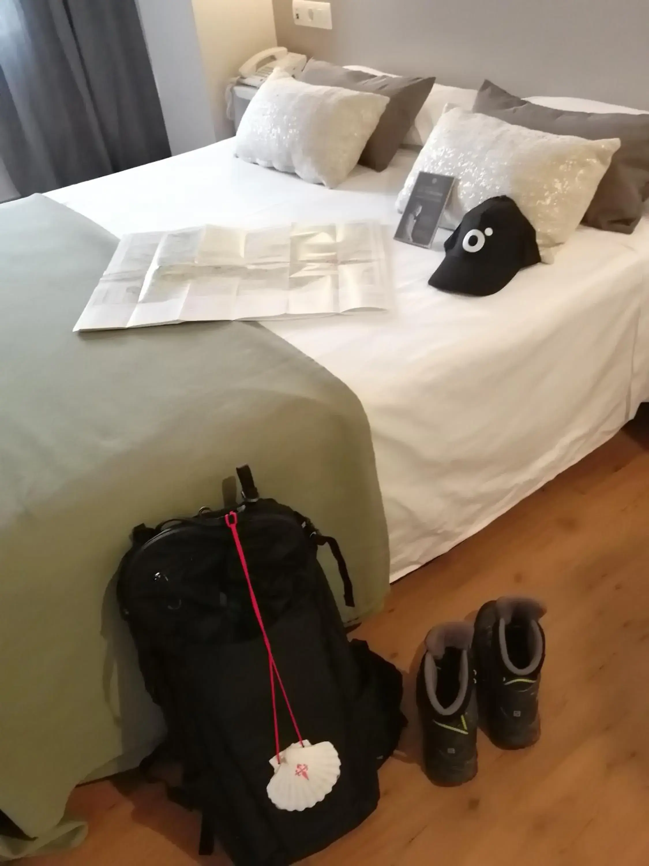 Bed in Duerming Villa De Sarria Hotel Bed in Duerming Villa De Sarria Hotel